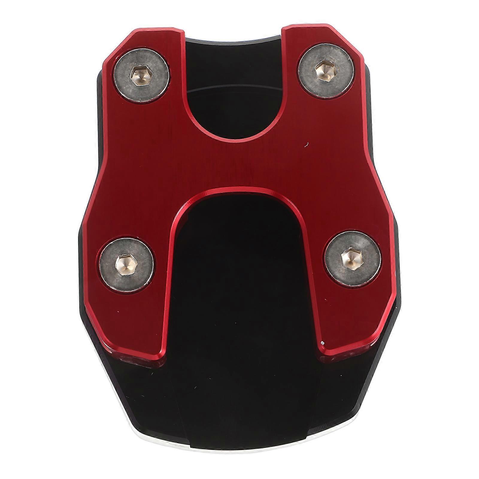 バイクサイドスタンドサポートパッドオートバイ愛好家のためのアルミニウム合金キックスタンドエクステンション1セット