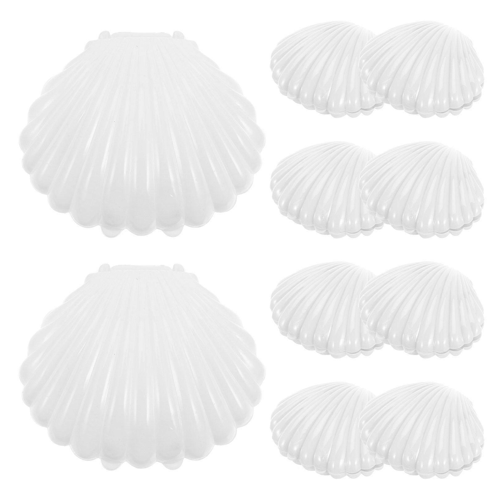 10Pcs Shell Shaped Candy Box Goodies Boxes Wedding Party Candy Boxes Jewelry Container