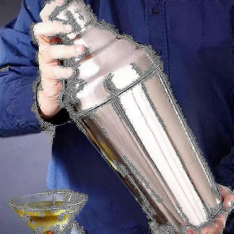 プロフェッショナル1.8Lステンレス鋼ボストンカクテルシェーカーセット - 3ピースバーテンダーバーツールキット