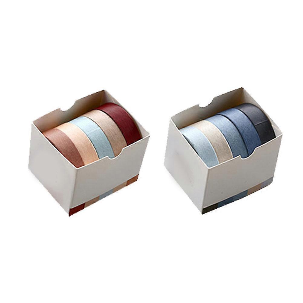 10 Rolls Assorted Color Washi Paper Tape for DIY Crafts Decorations Handbook Tool 0.75 Inches Wide