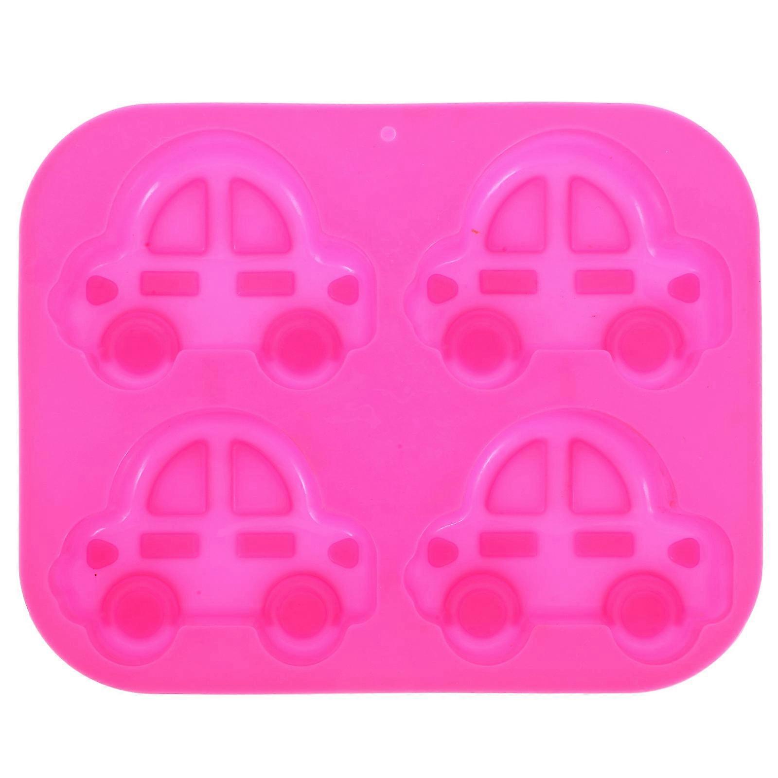 Cake Decoration Mold Cars Shape Baking Accessories Rosy Versatile Crafting 1Set