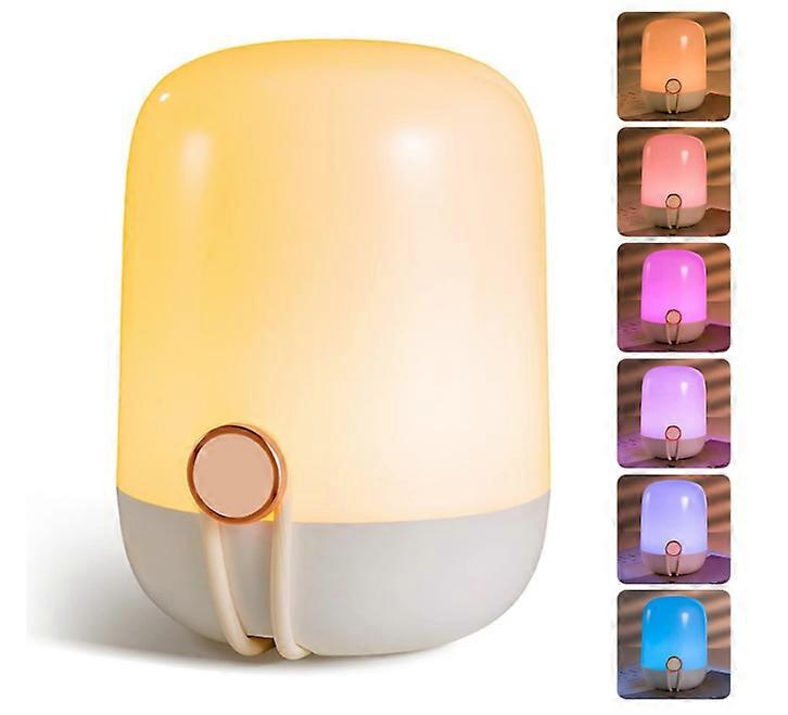 夜灯，用于母乳喂养和襁褓的 LED 触摸夜灯，儿童卧室 USB 可充电的 LED 触摸夜灯（白色）