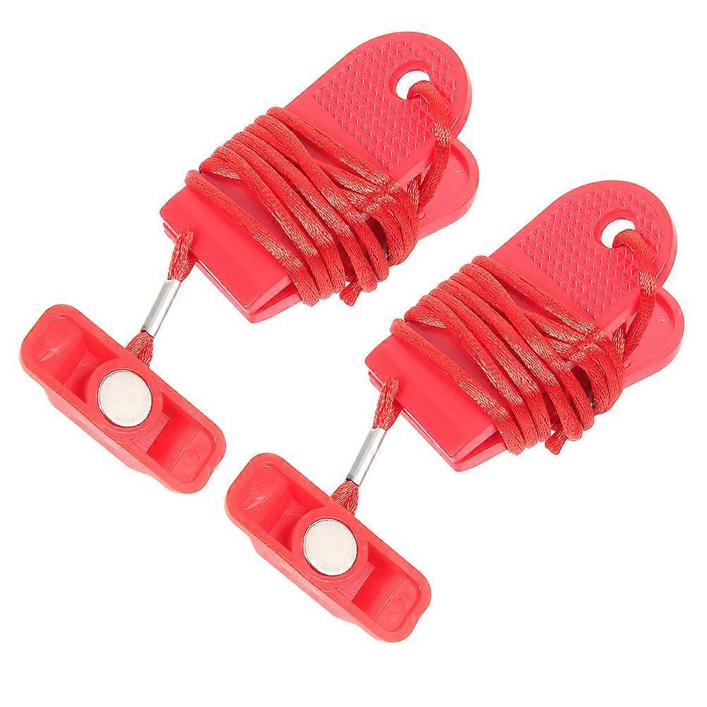 Treadmill Universal Magnet Safety Key Compact .70X3.80X2.70CM Emergency Stop Treadmill Users 2Pack