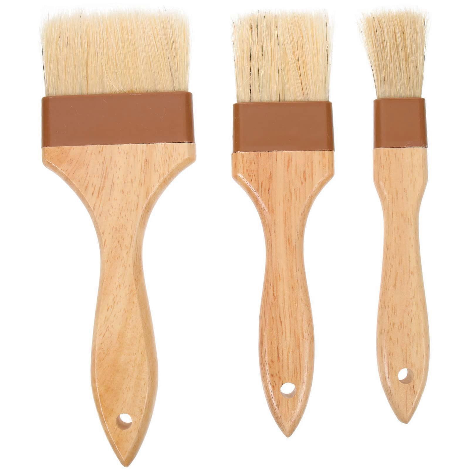 Ergonomic Handle Basting Brush Set for Grilling, Barbecue & Baking