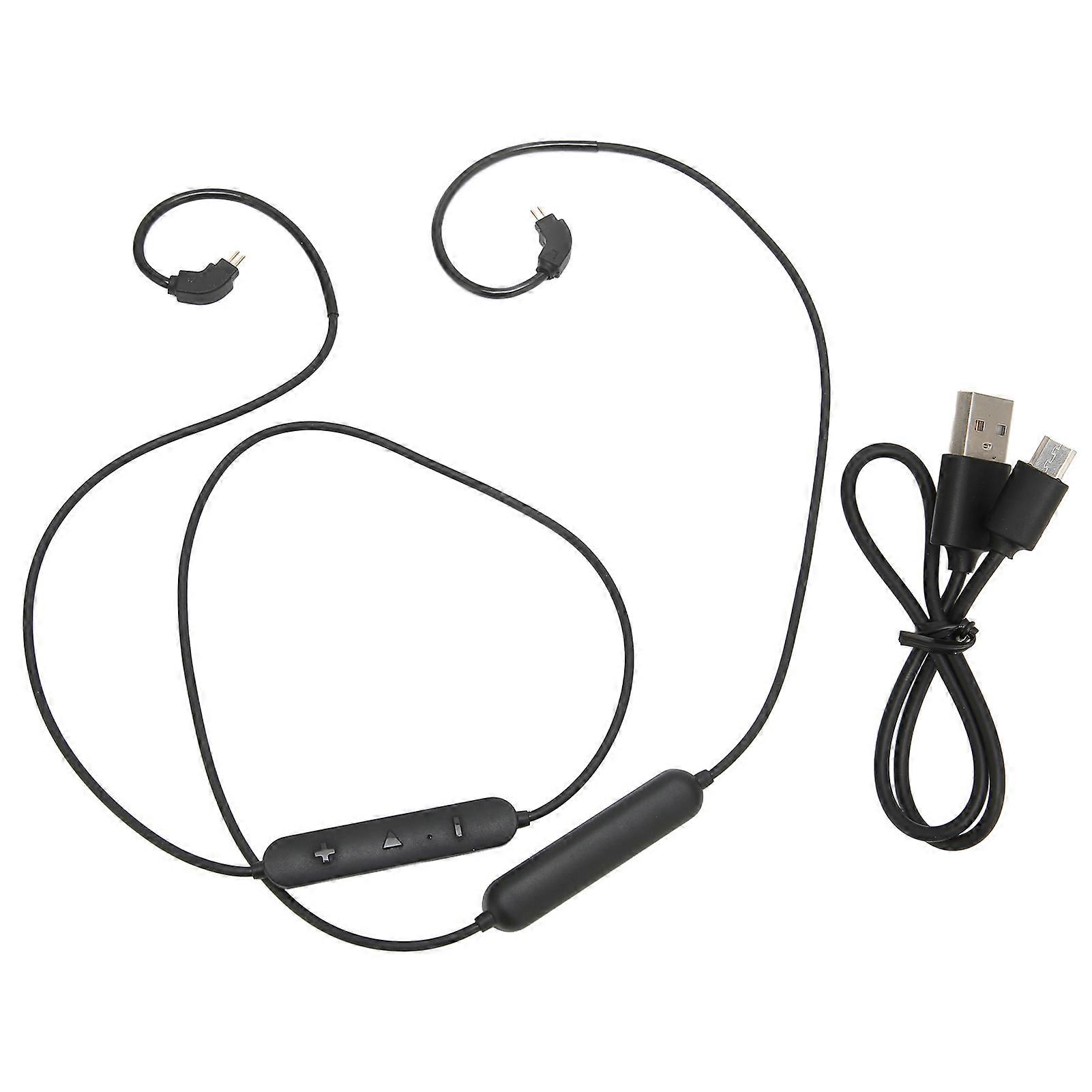 Pin Rechargeable BT Earphone Cable Wireless Cable with Mic Volume Control for Massdrop