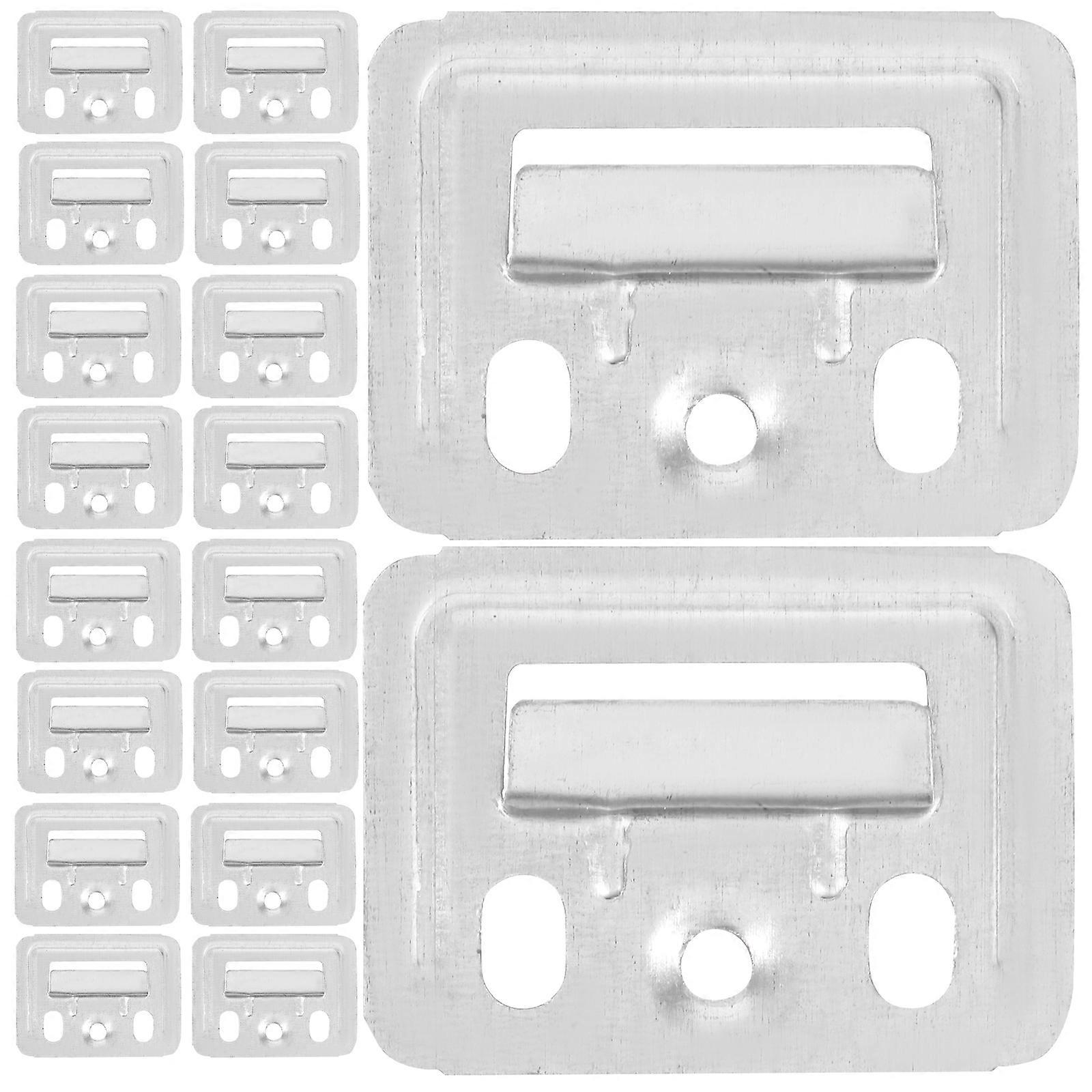 100pcs Wall Panel Mounts Interlocking Buckle Clips for Bamboo, Metal & Integrated Panels – Strong Clamp Fixings, Versatile Use