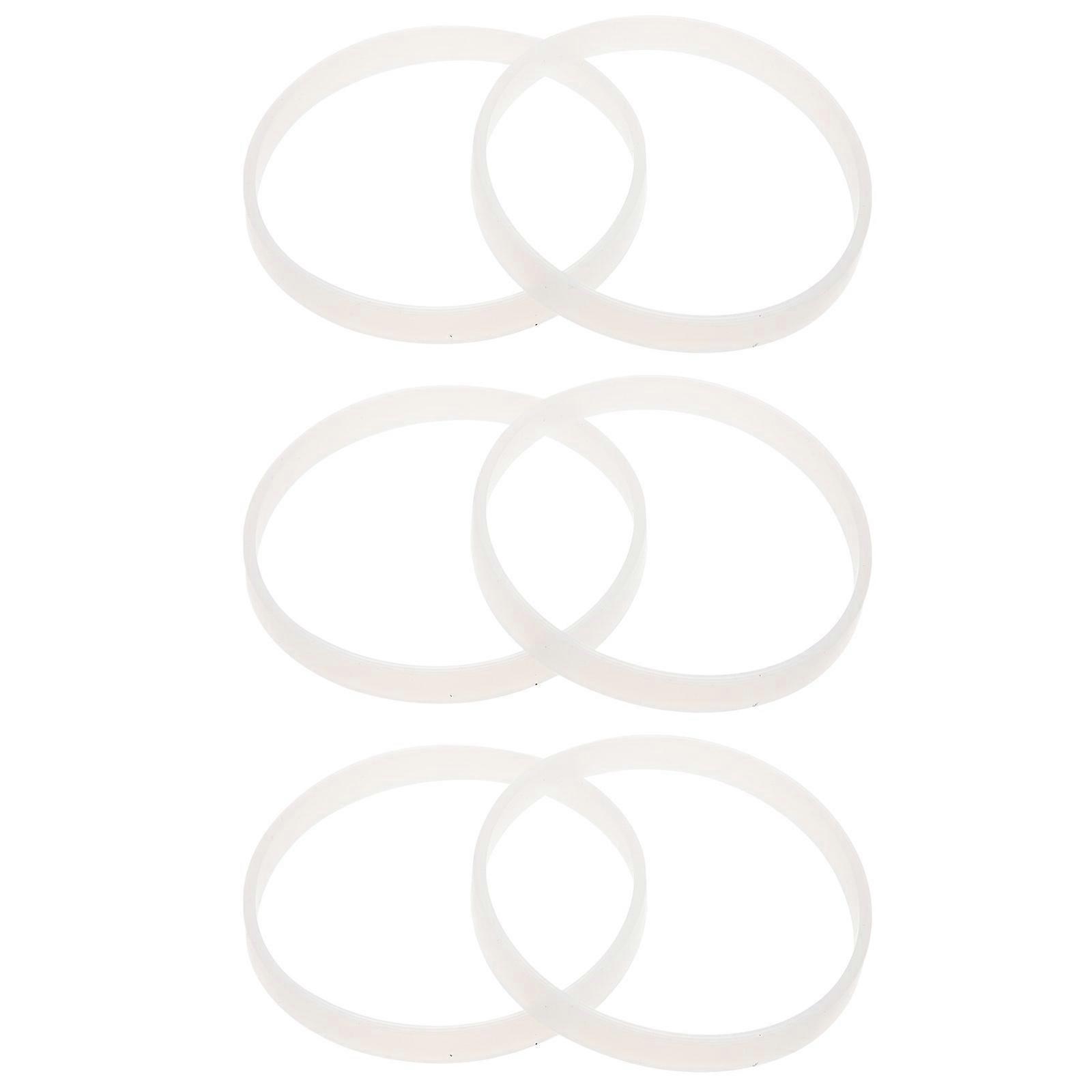 Juicer Supplies Silicone Gasket for Replacement Sealing Ring 6Pcs