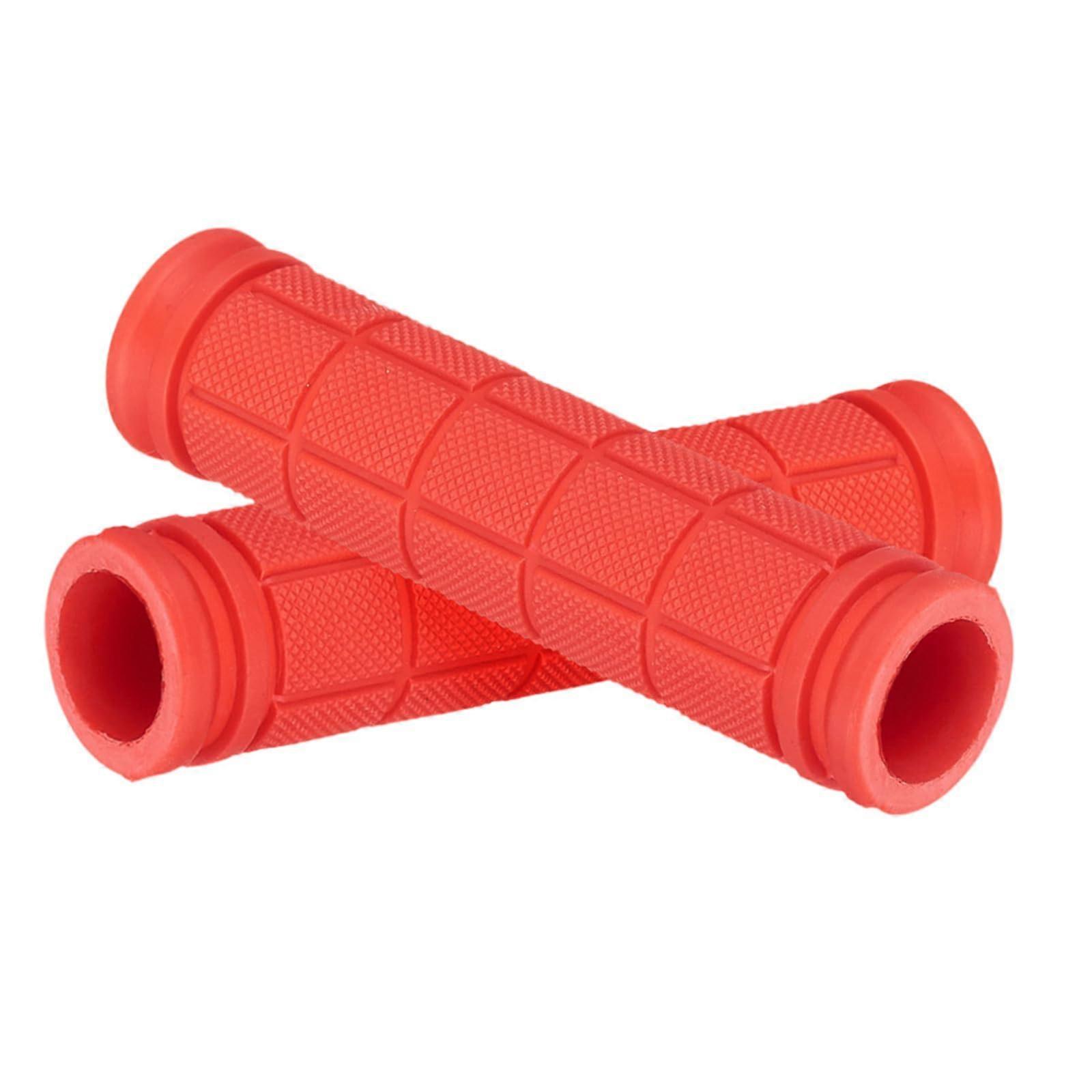 2 Pack Durable Rubber Bicycle Brake Grips Comfortable Covers for Various Cycling Styles and Models