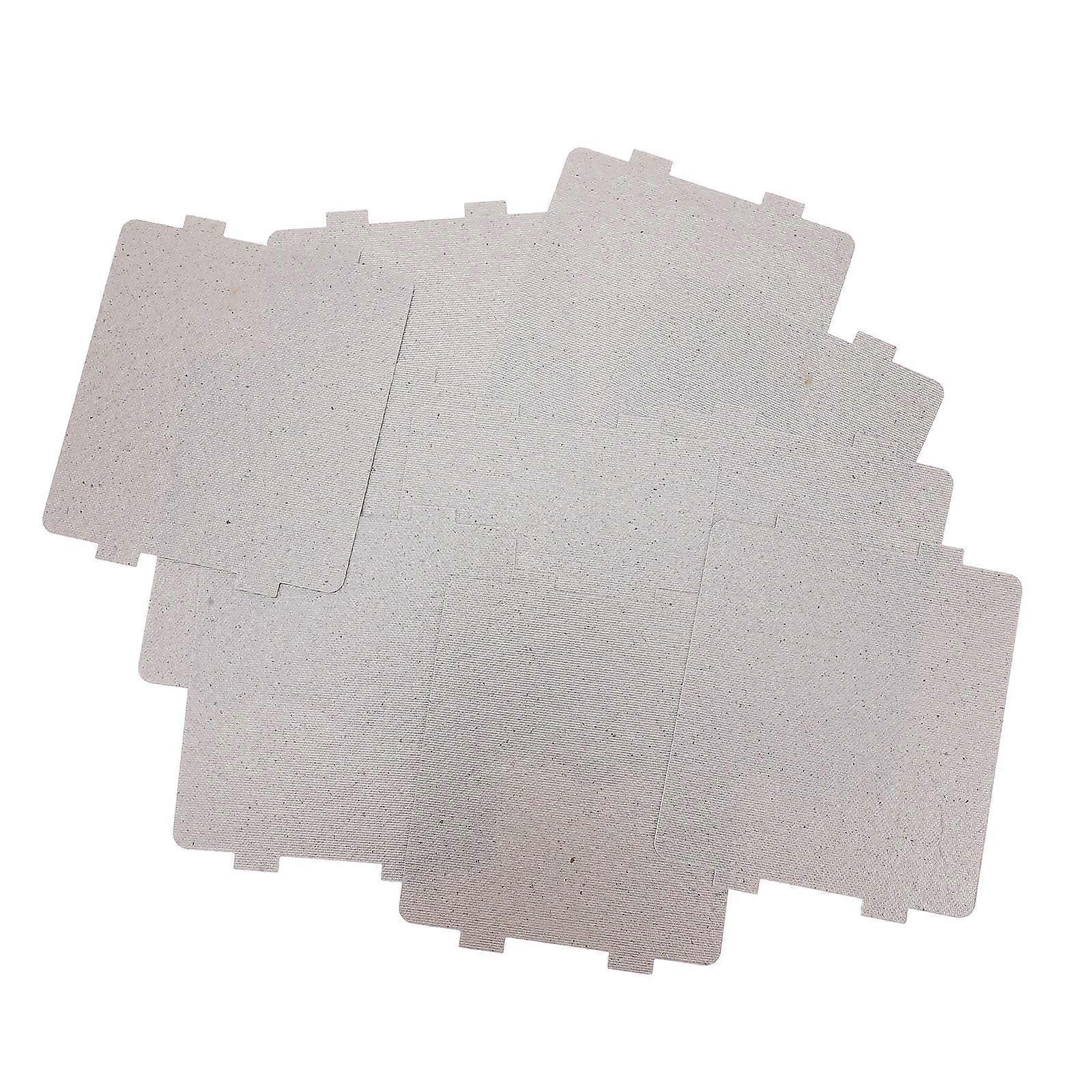10pcs Microwave Mica Plate Waveguide Cover High Temp Insulation Sheet for Various Microwave Models Kitchen Appliance Accessory
