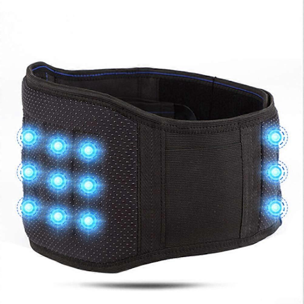 Magnetic Therapy Lumbar Support Belt Self-Heating For Lower Back Pain Relief, Adjustable Neoprene Belt, One Size