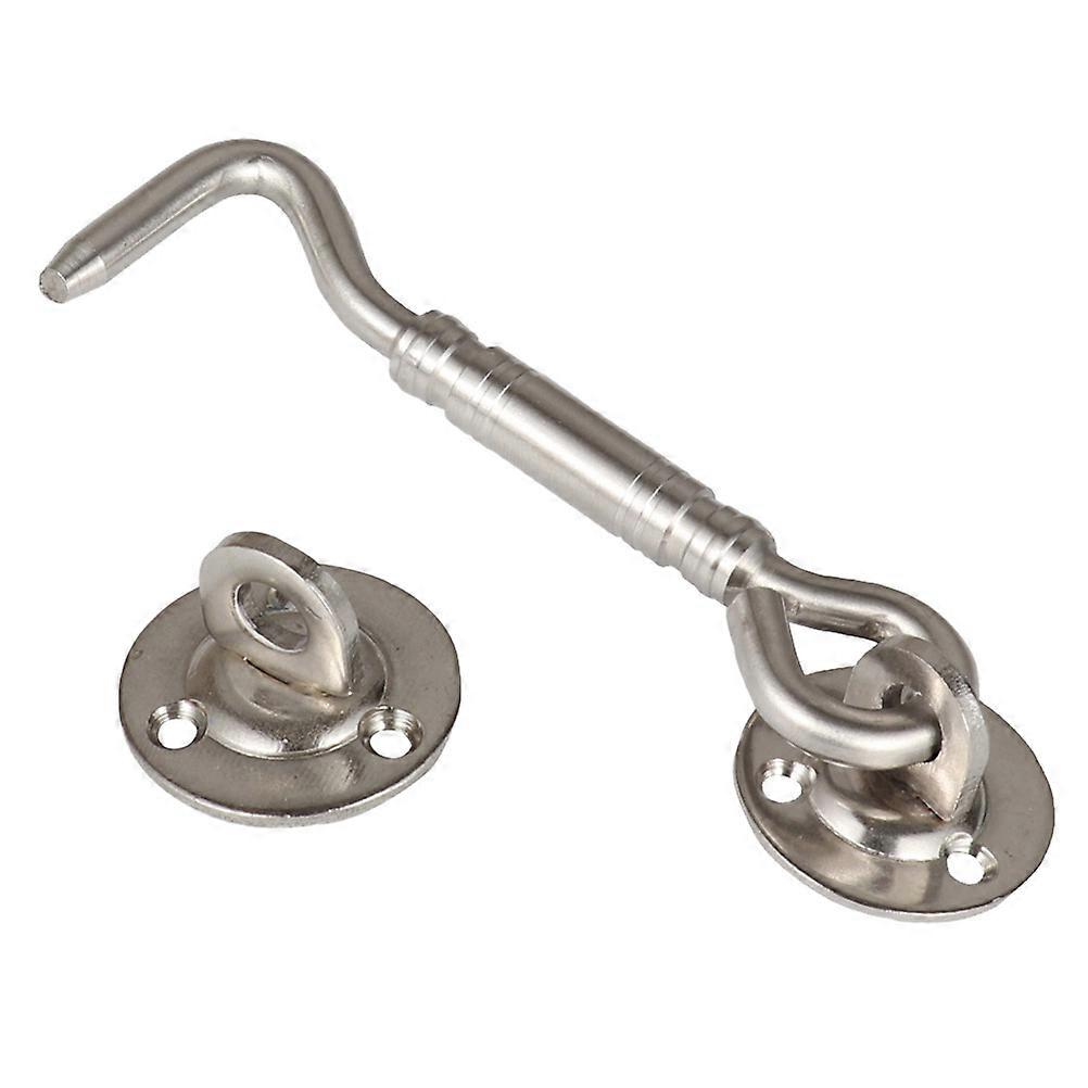 Vintage Window Security Hook Stainless Steel Simple Design For Homeowners Secure Windows 15x3cm 1Set
