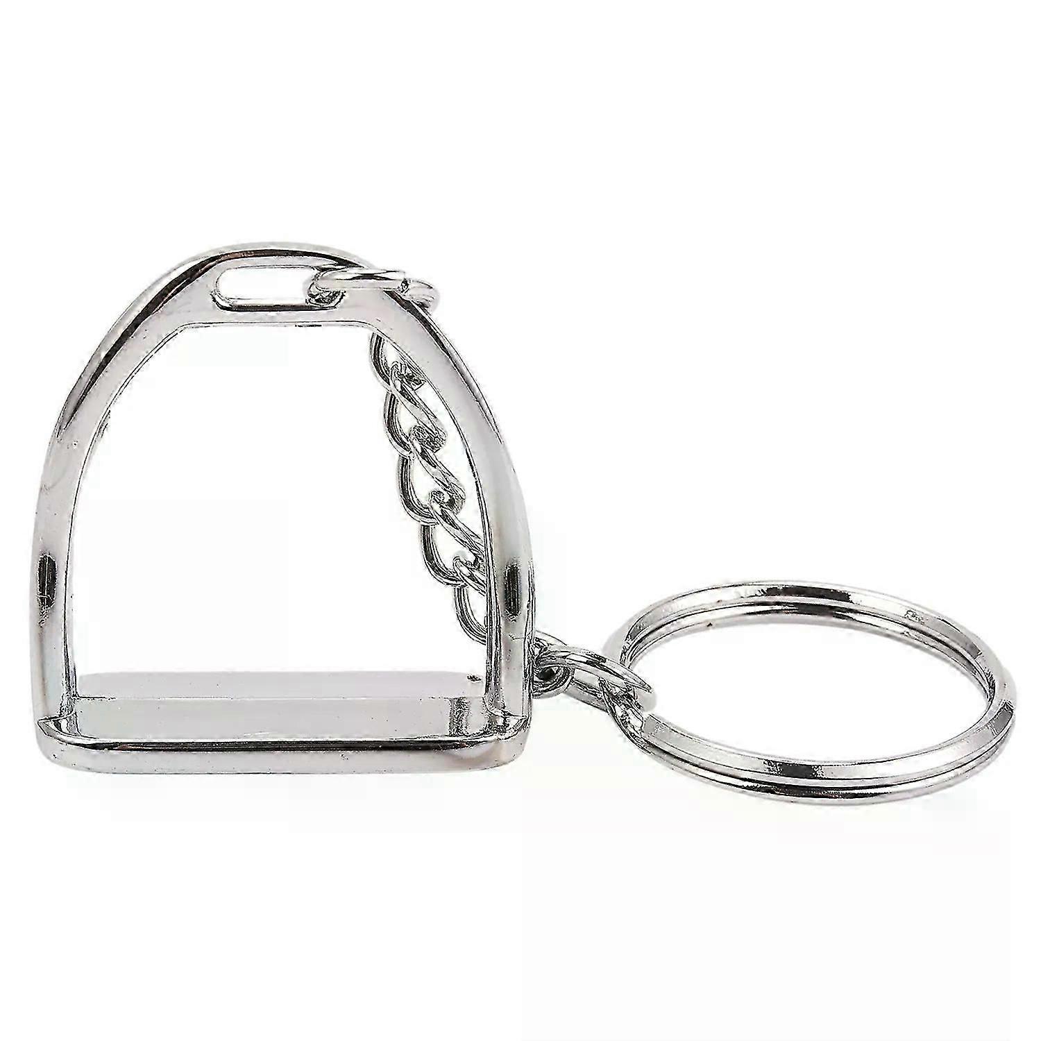 1Pcs Simple Design Élégant Western Stirrup Porte-clés Porte-clés Cintre Outil Fit Pour Hommes Femmes Sac Décoration Cheval Équestre Équine