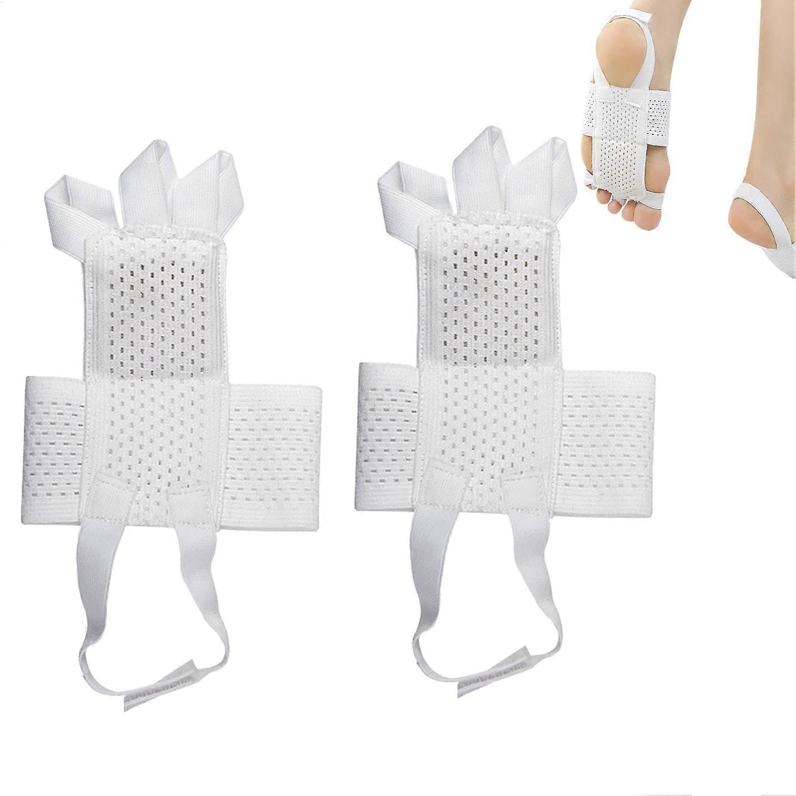 Toe Separator, Foot Spacer for Toes, Elastic Toe Separator, Breathable Toe Separator, Effective Toe Corrector with Heel Strap for Overlapping Toes