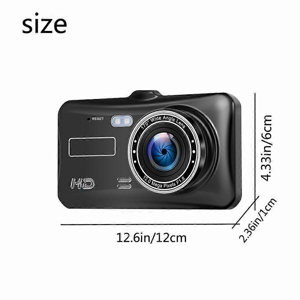 1080P Car Dash Cam Front & Rear Dual Camera Video DVR Recorder 32GB SD Included MK64336