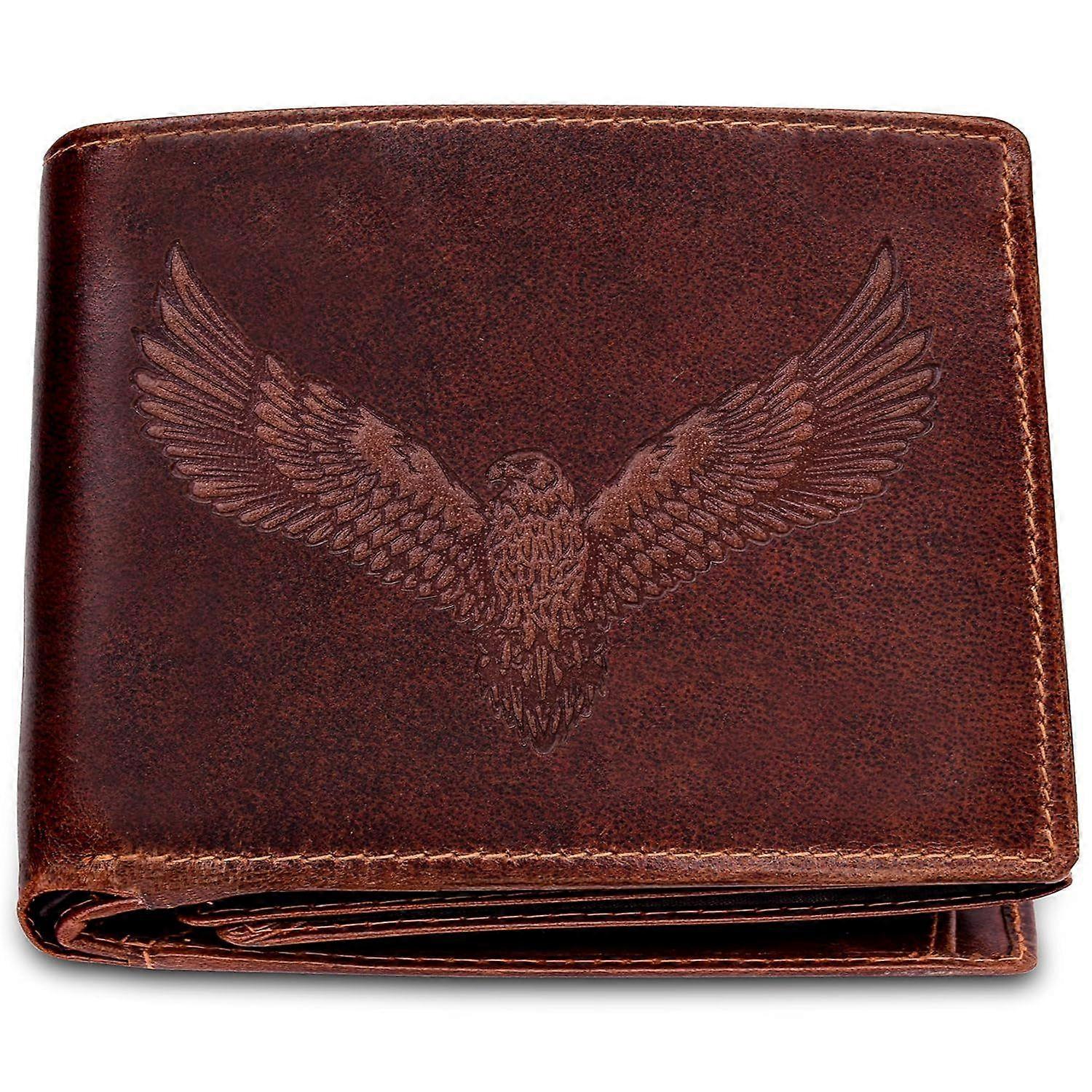 Zeus Caramel Brown Leather Wallet for Men
