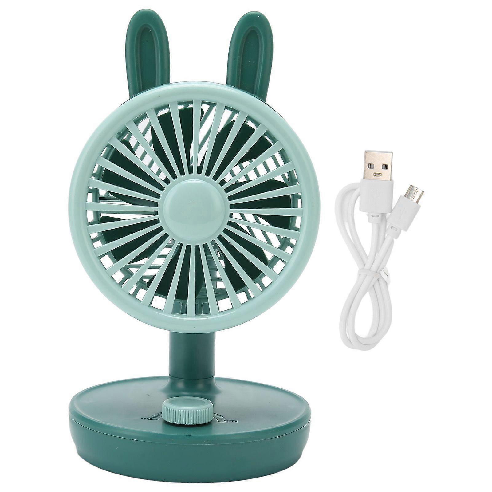 2025 Latest Model  USB Desk Fan for Student Angle Adjustable Ergonomic Cute