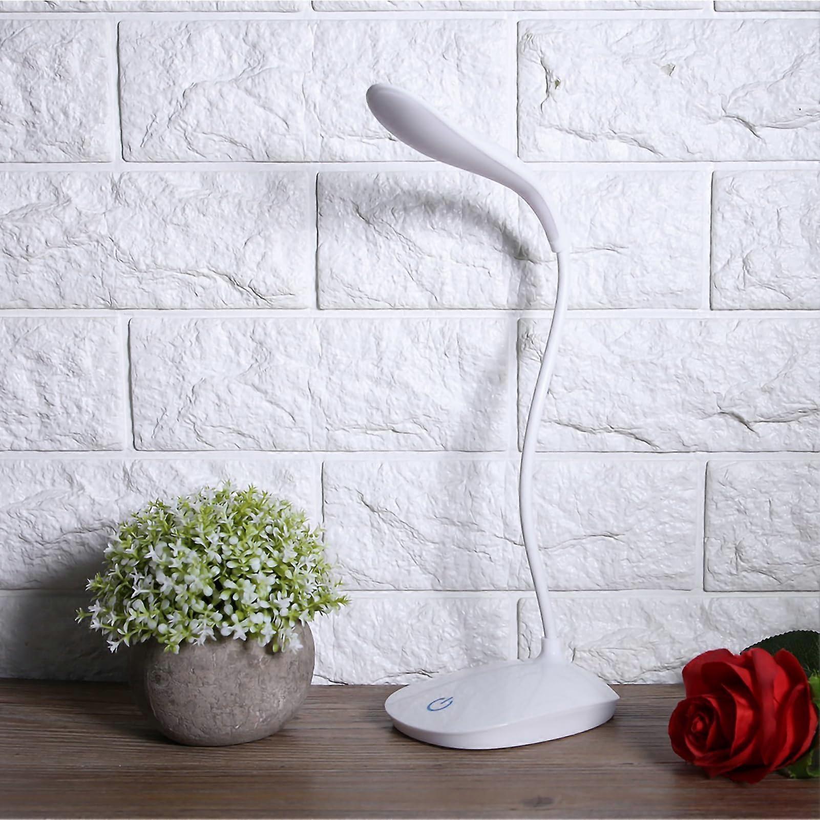 USB Desk Light, Adjustable LED Desk Lamp for Home Office, Touch Control, Energy-Efficient, Modern Design, Flexible Gooseneck