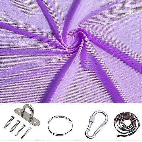 ערסל אלסטי לילדים נדנדה פנימית וחיצונית ערסל יוגה חושי לילדים -280*100 סגול