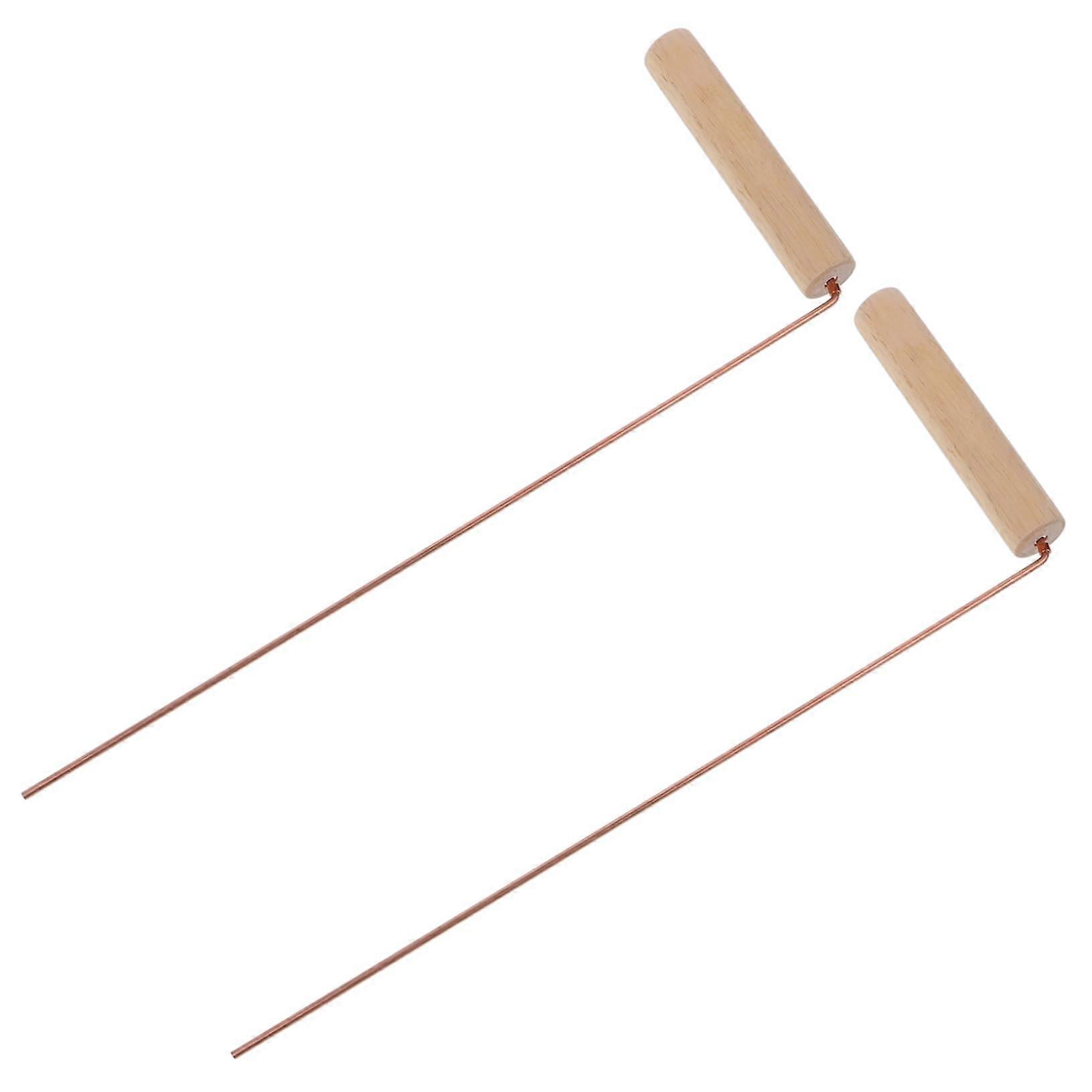 Dowsing Rods Set of 2 Portable Water Divination Tools for Outdoor Treasure Hunting and Ghost Detection