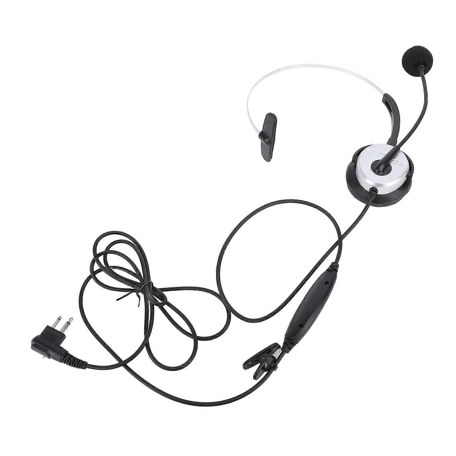 Two Way Talk Radio Headset with Boom Mic for GP & CP Series - Clear Sound, Plug & Play