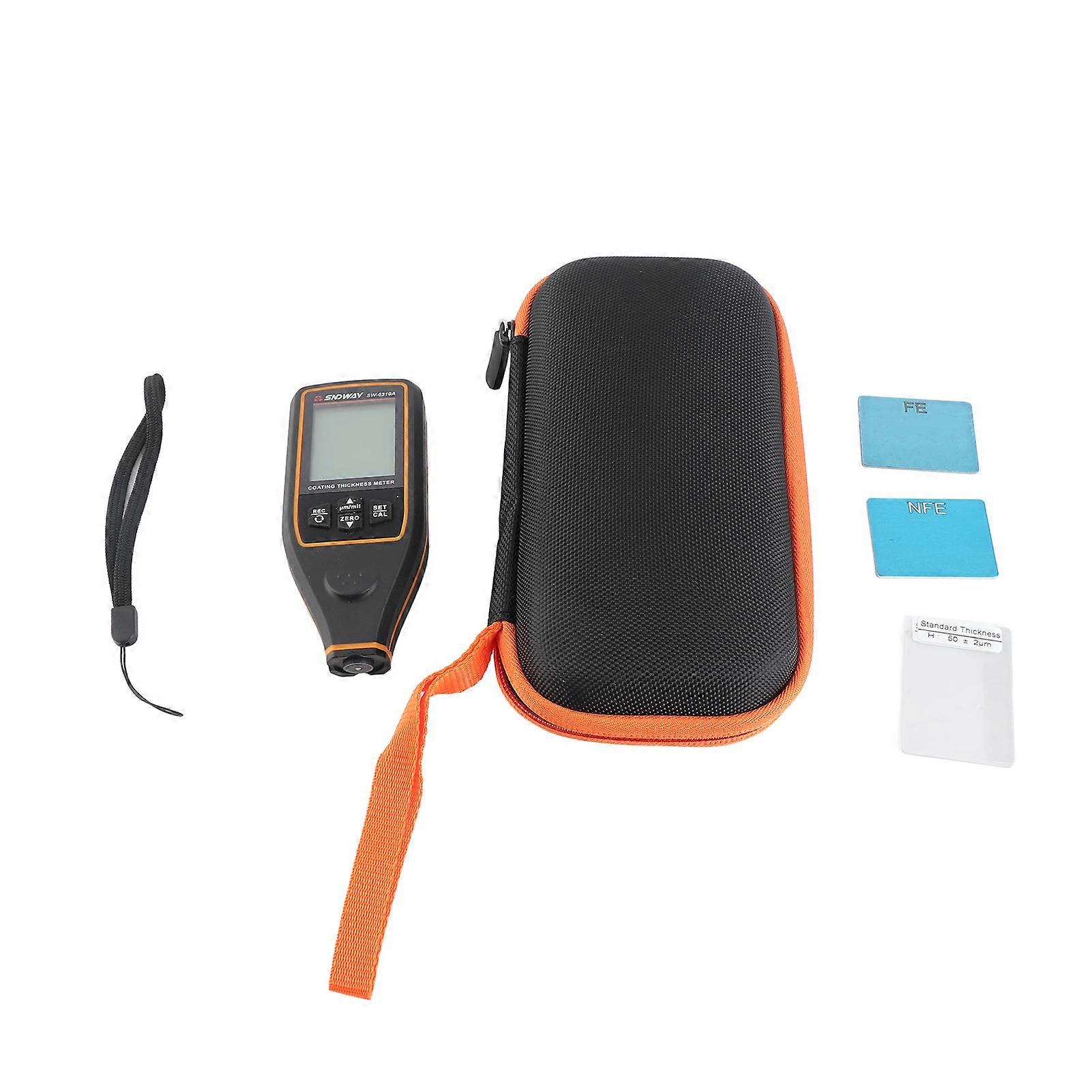 Digital Gauge Handheld Coatings Thickness Meter with Auto Function Fe/NF Probe Car Detector Automotive Coating Refinishing Cars Paint Tester Met
