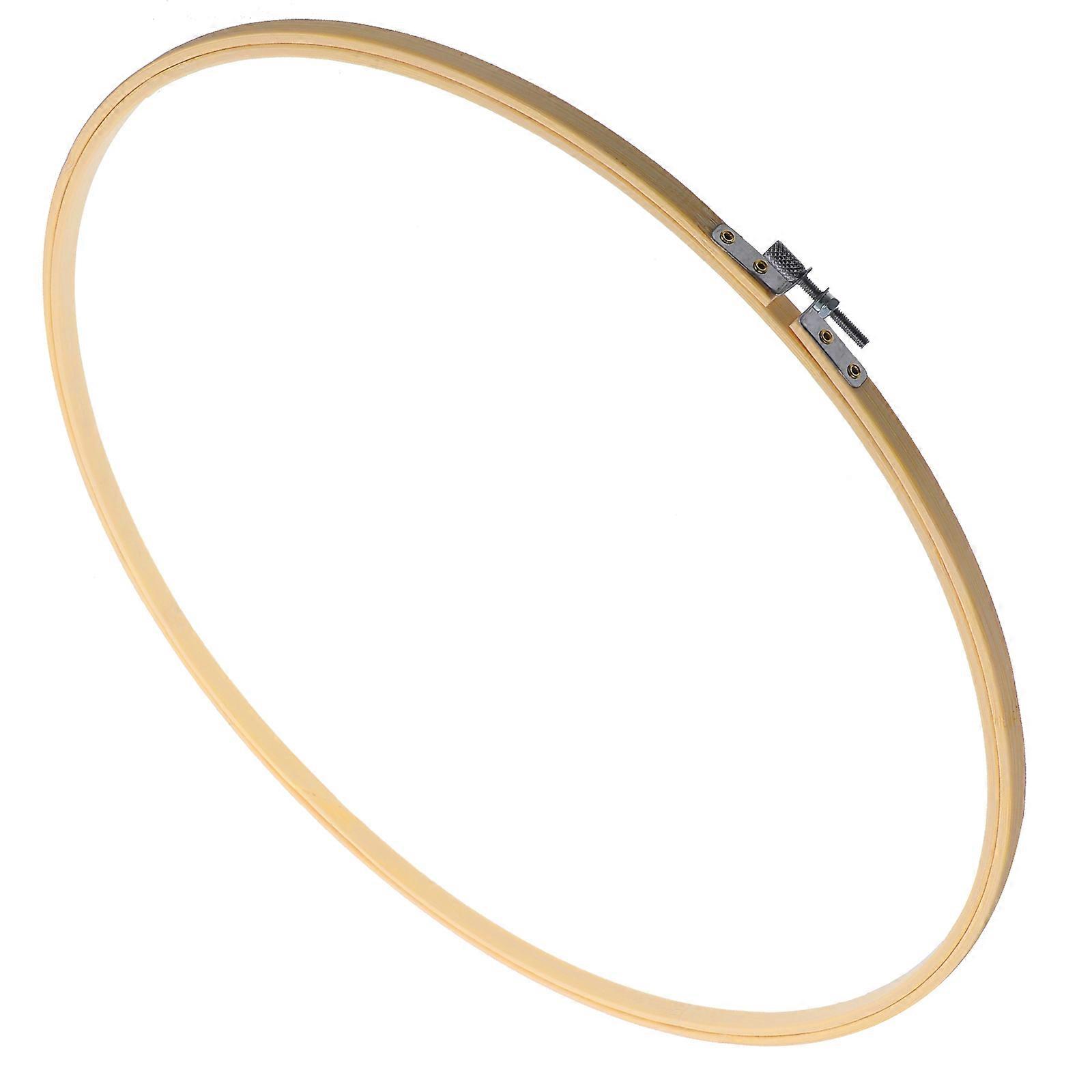 Bamboo Embroidery Hoop Circle DIY Frame for Cross Stitch Sewing Quilting Craft – Smooth Fabric Fixing Tool for Beginners and DIY Lovers
