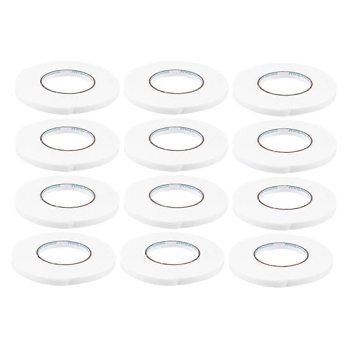 Adhesive Tape for Home Office Decorative Sealing Strip PE Material Sound Insulation Chemical Corrosion Resistance 12 Rolls