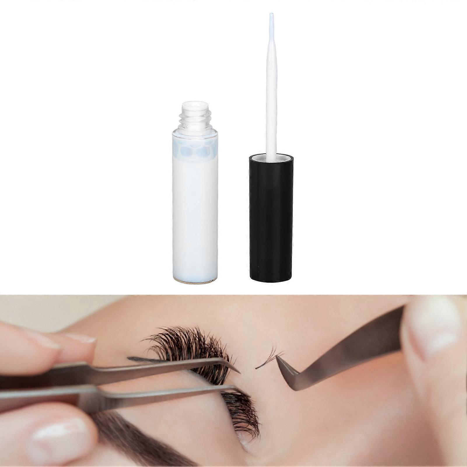 False Eyelash Glue Quick Drying Long Lasting Soft State Eyelash Adhesive White 5ml 