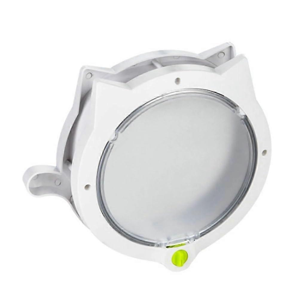 Cat Flap Magnetic 4-Way Lock Plastic Automatic For Interior And Exterior Doors Black