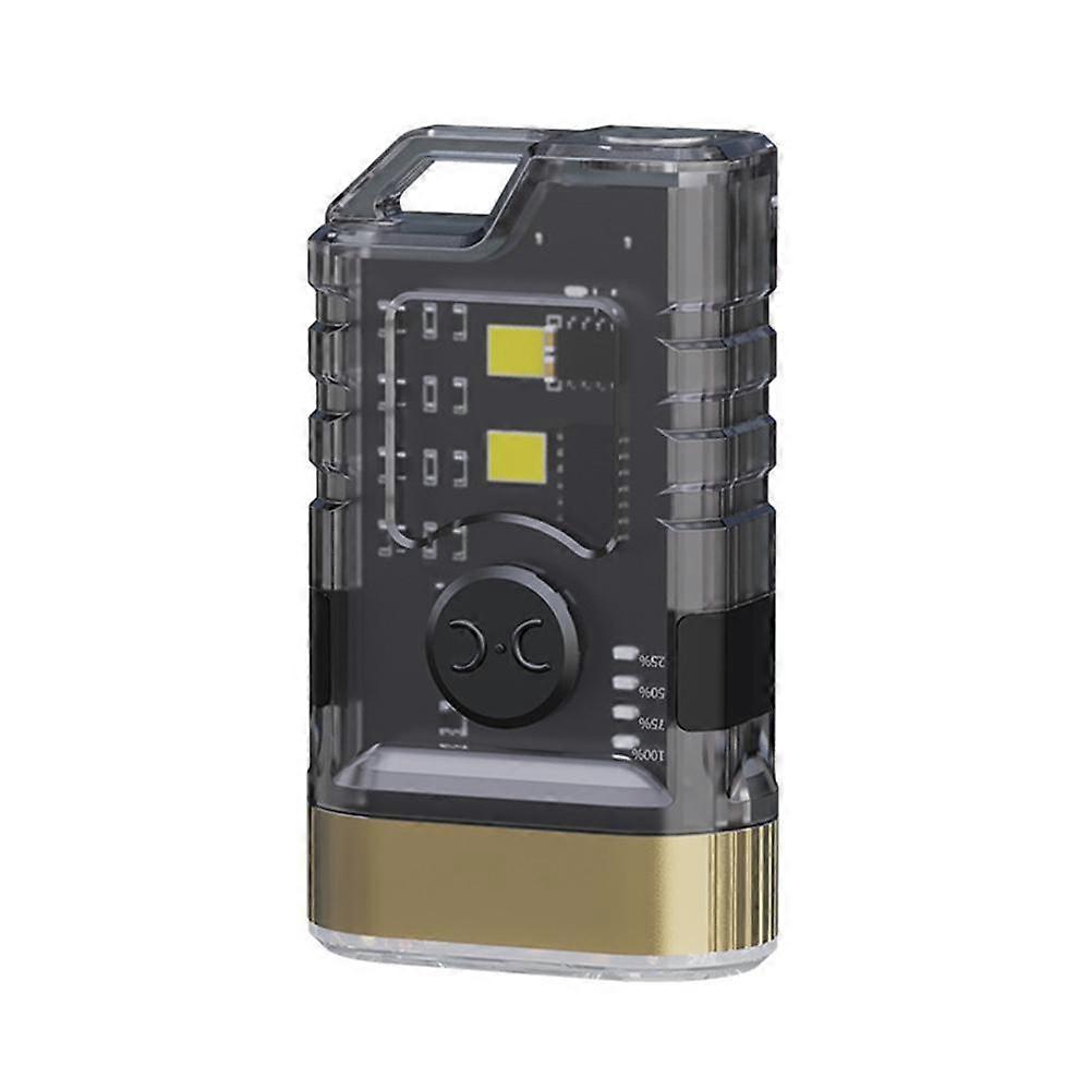 Led Small Powerful Edc Flashlight Bright Rechargeable Mini Pocket Keychain