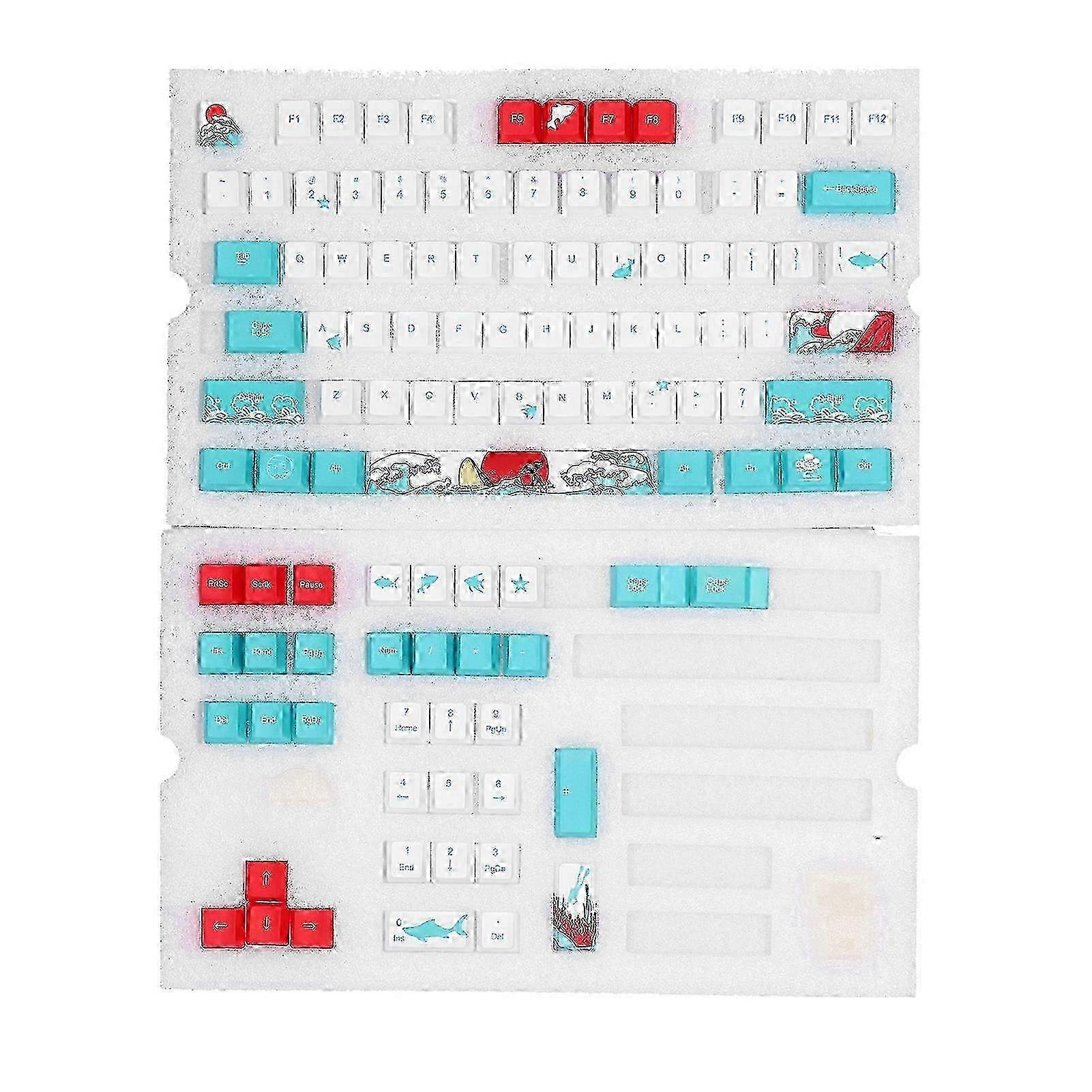 Ergonomic 110 Keycap Puller Tool for Universal Keyboard - Oil Resistant Keycap Remover for PC Computers & Laptops