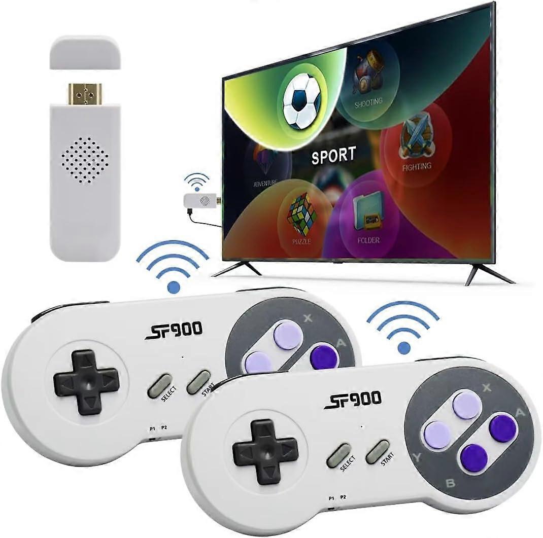 Console de jeu rétro sans fil Console de jeux vidéo HDMI Console de jeux rétro HDMI Game Stick TV Nostalgia Plug & Play