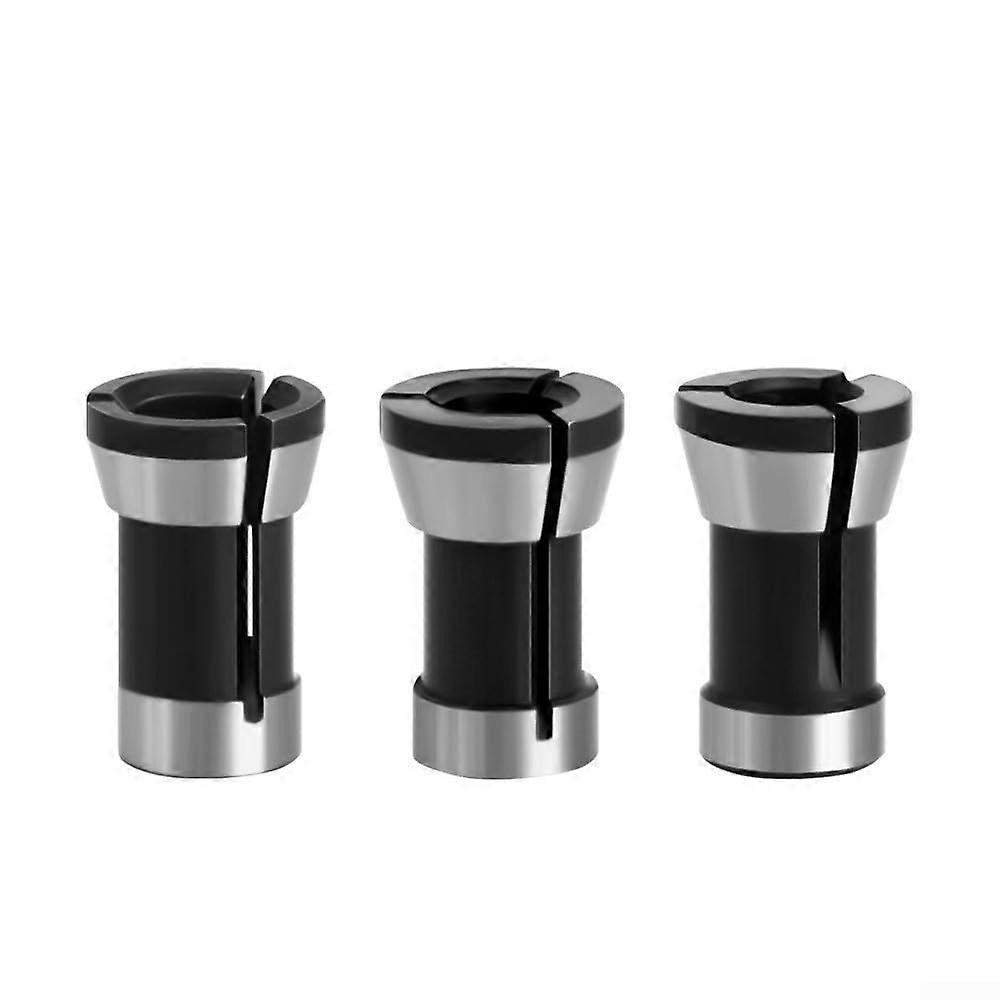 6 mm Carbon Steel Router Bit Extension with Chuck for Precise Trimming and Carving, Compatible with Standard Routers