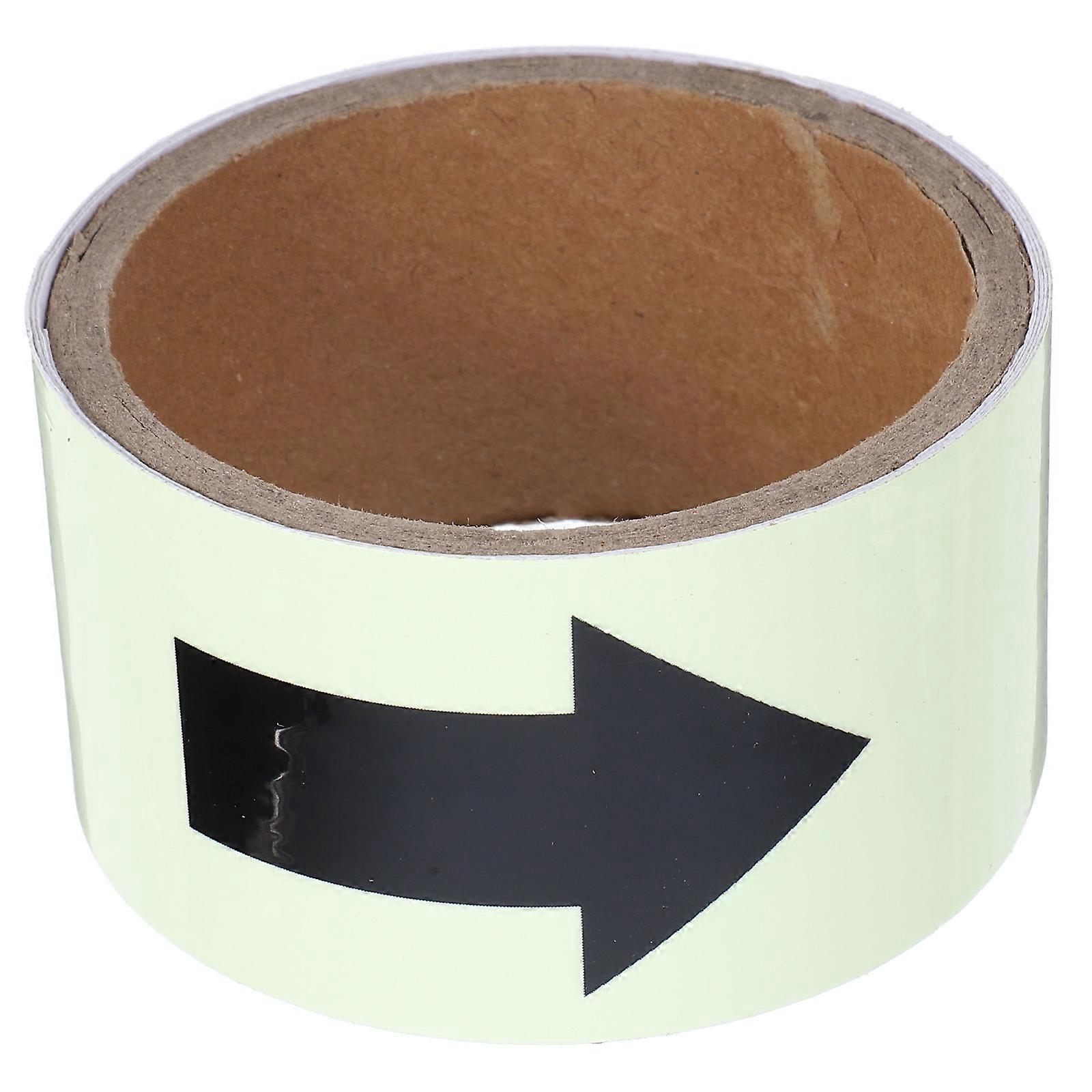 ルミナスアローステッカーテープPVC反射フロアマーキングジムの安全性屋内屋外使用のための高視認性粘着アロー