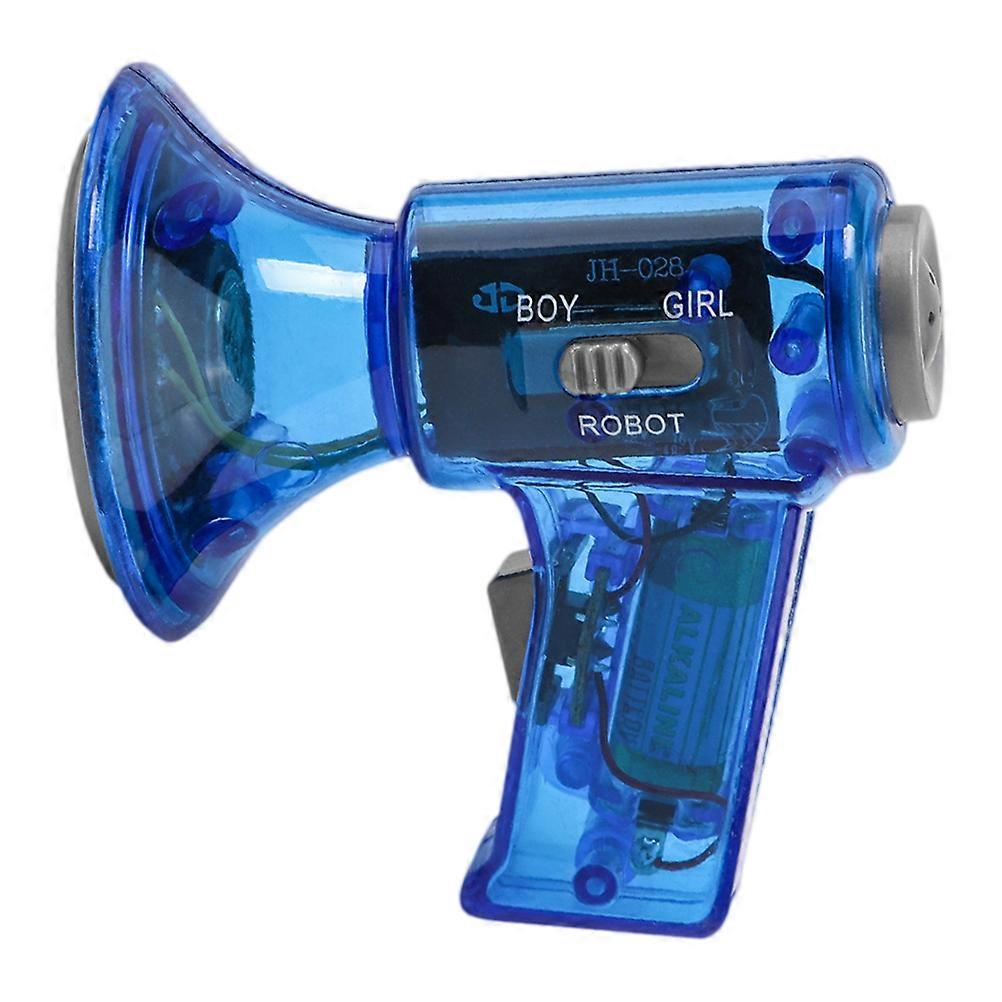 Multi Voice Changer Creative Handheld Loudspeaker Party Costume Item Bright Friendly Design Plastic 1Pcs