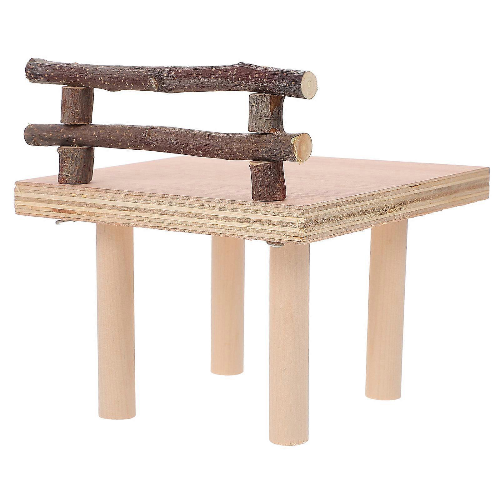 Hamster Table Platform Toy Synthetic Material For Indoor Play Safe And Durable 1Pcs