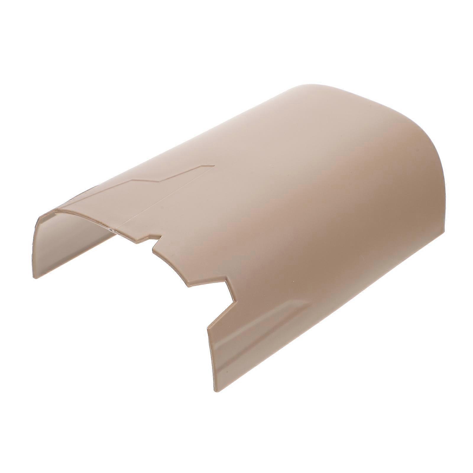 Plastic Artificial Cave Decorative Fake Cave For Reptile Enthusiasts Resting Sunbathing 14.6X9.7X4.7CM Light Brown 1Set