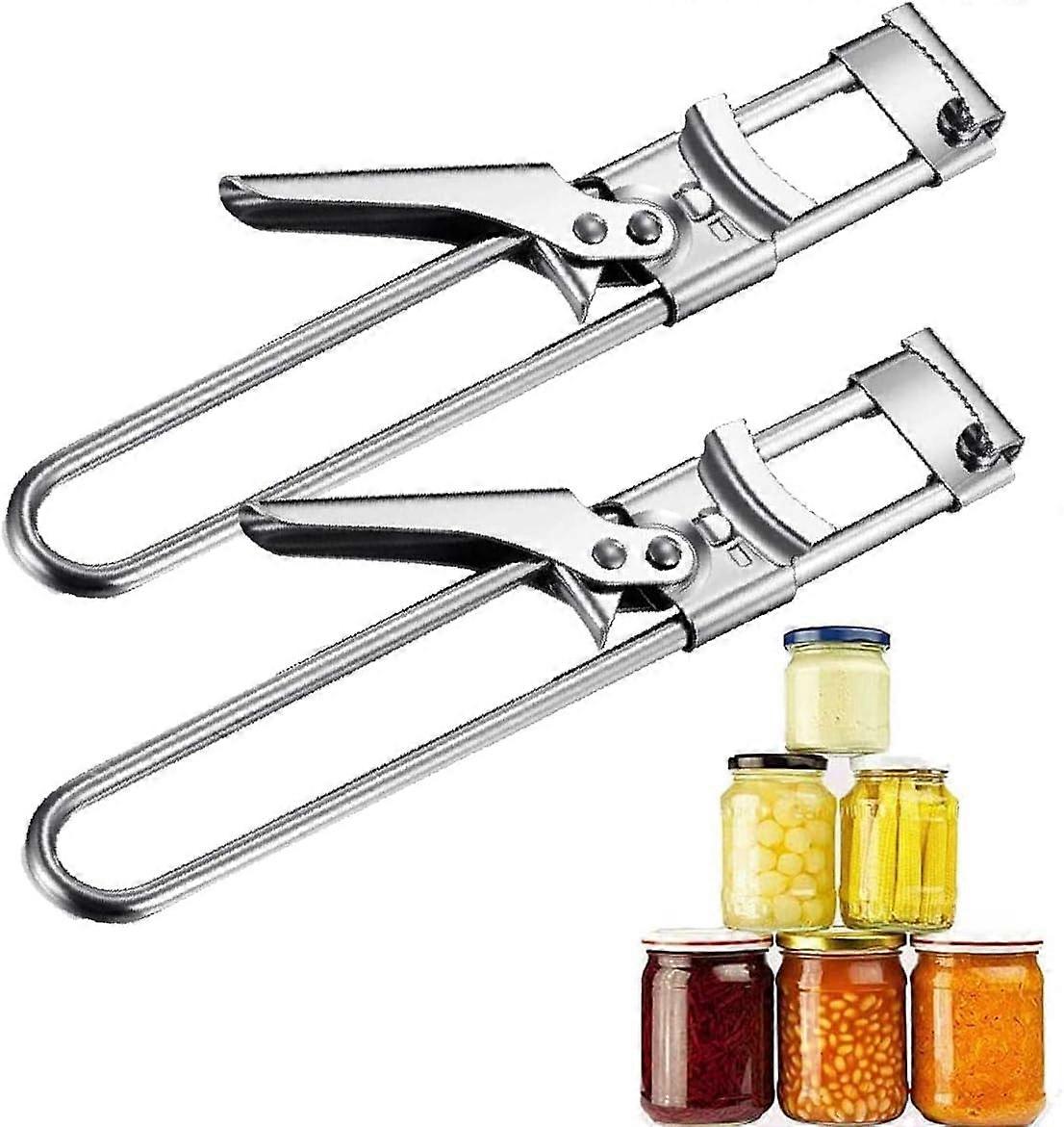 Adjustable Multifunctional Stainless Steel Can Opener (2PCS)