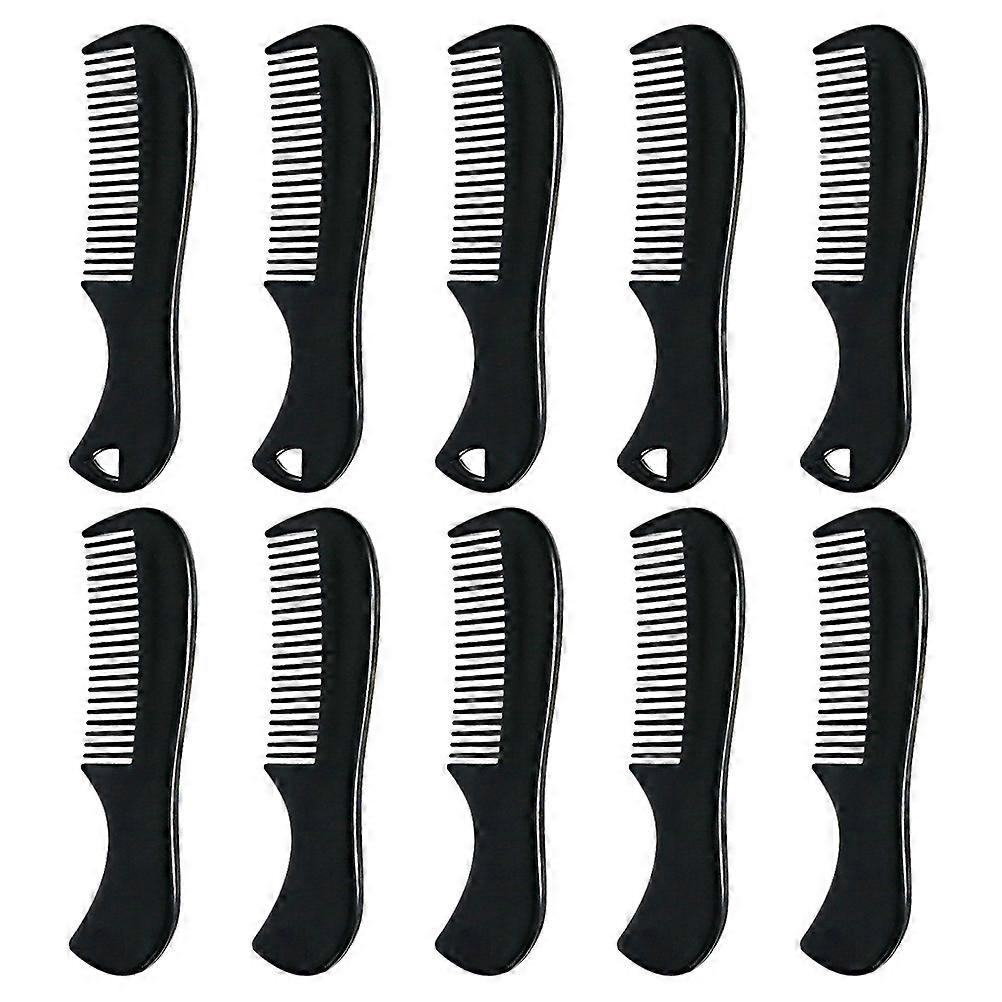 Beard Comb Hairdressing Mini Retro Plastic 10Pcs For Men Styling