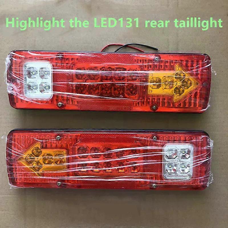 19LED Rear Truck Tail Light Bar For Trailer Caracan Boat Pickup RV Camper UTV UTE Vans Turn Signal Reverse Running Lamp12/24V