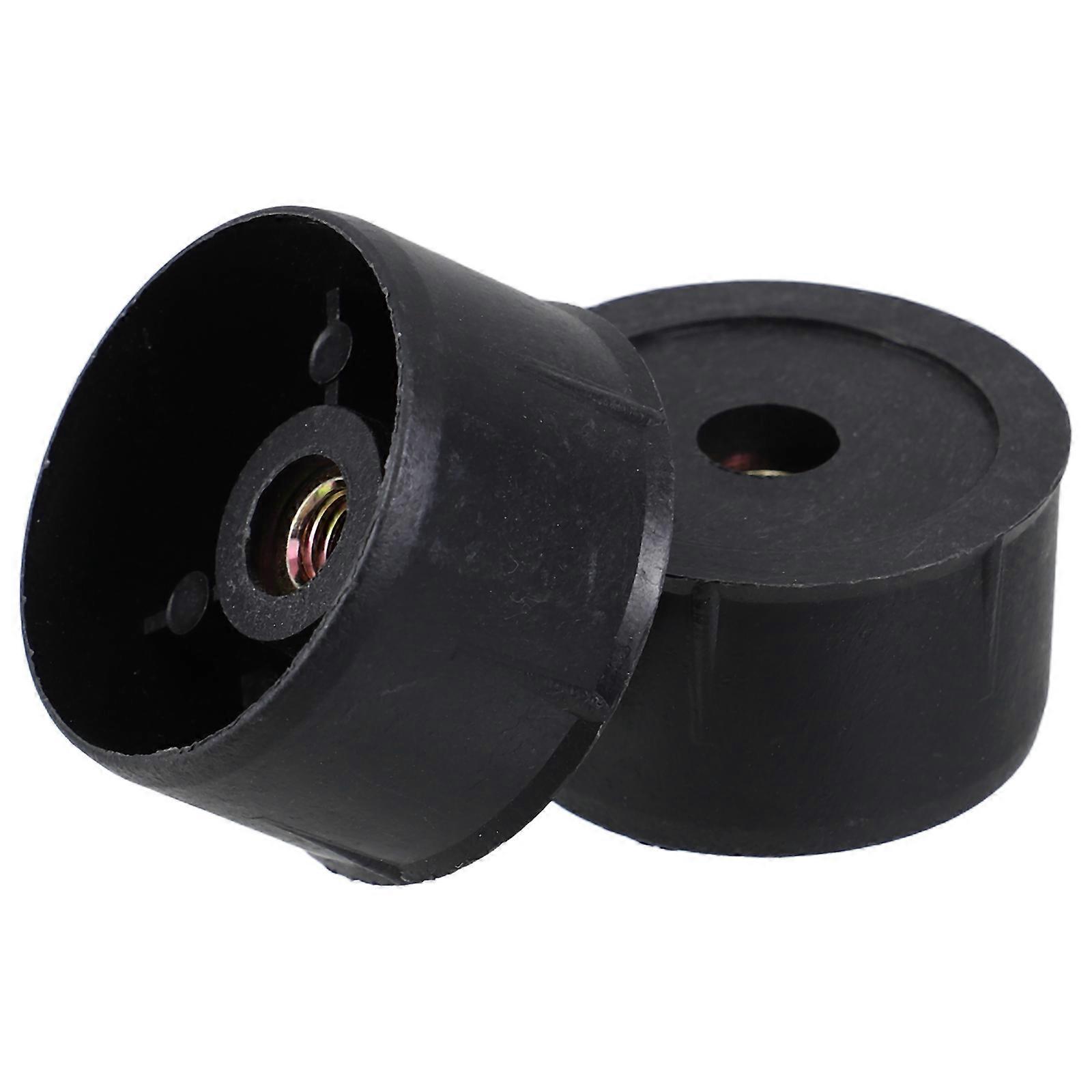Cat Climbing Frame Tube Plugs for Scratch Post Replacement 2Pcs Black Plastic