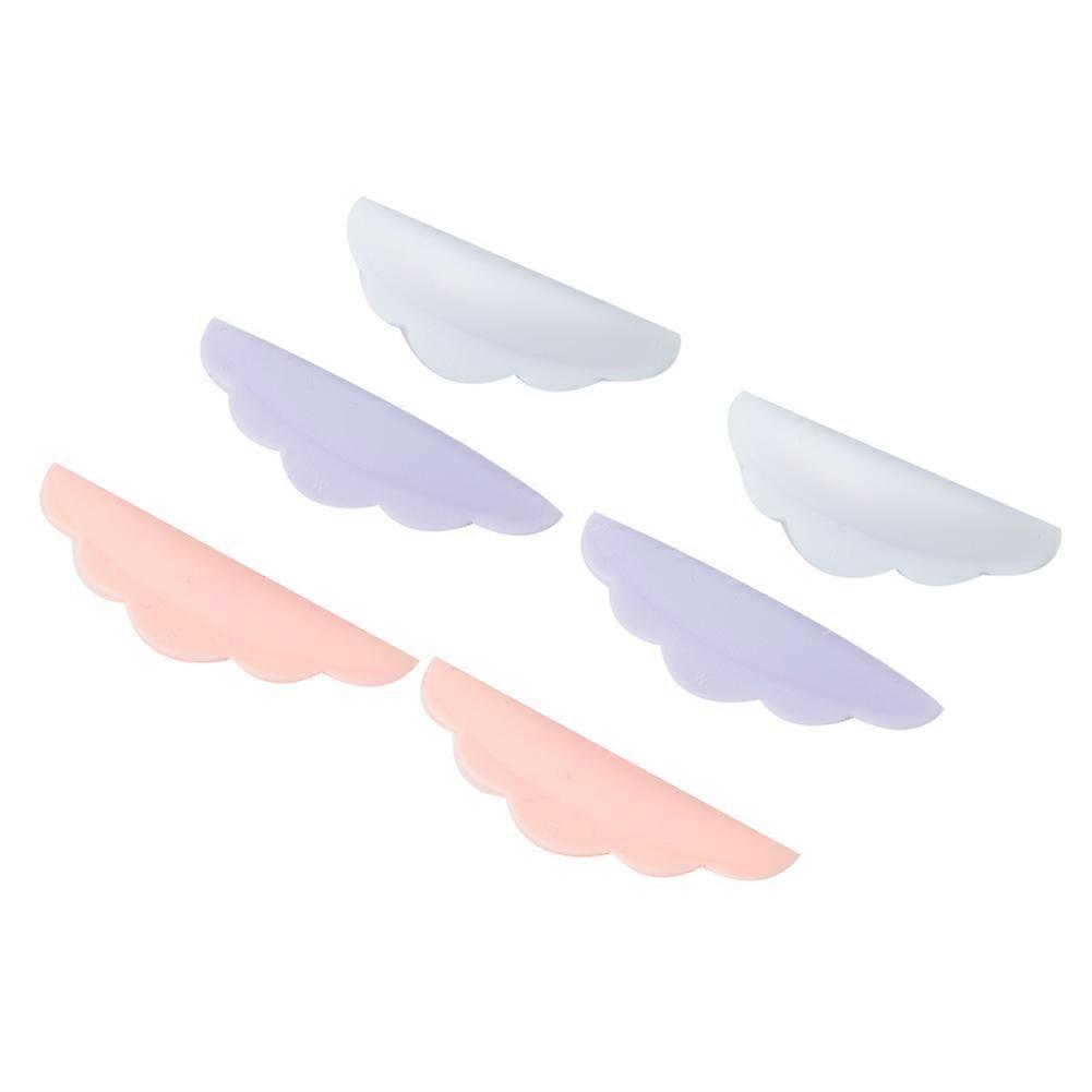 Grafting Eyelashes Under Eye Pads Silicone Eyelash Perming Pads Makeup Tool 3 Pairs