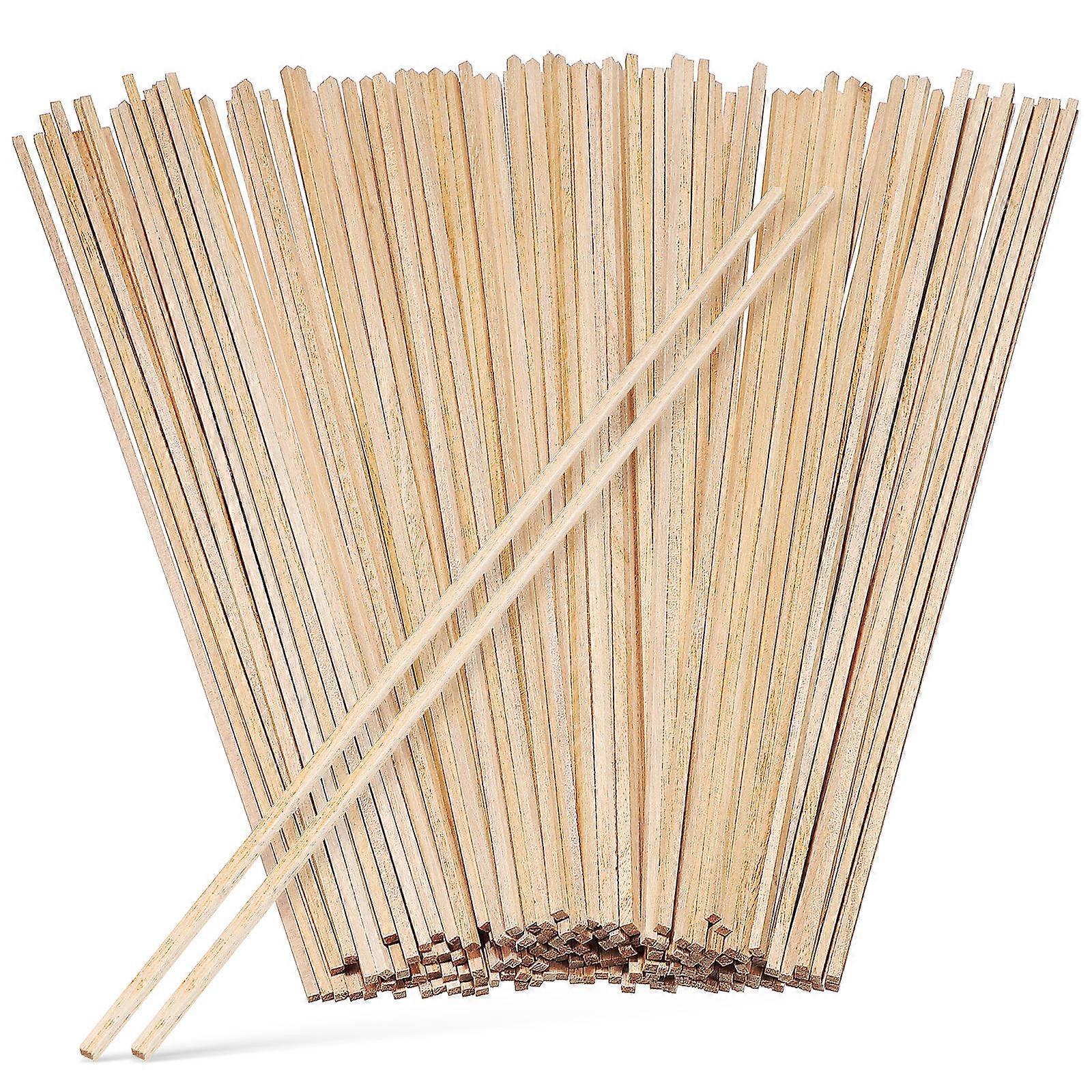 150pcs Hardwood Square Dowels – Durable Wooden Sticks for DIY Crafts, Model Building, and Art Projects – Ideal for Hobbyists and Woodworkers