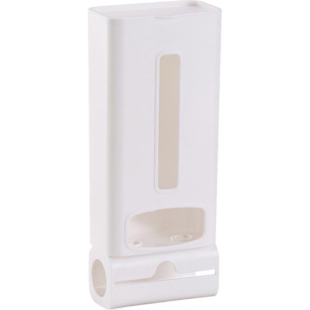 Wall Mounted Trash Bag Dispenser   Easy No Punch Installation Kitchen Garbage Bag Holder for Convenient Organization