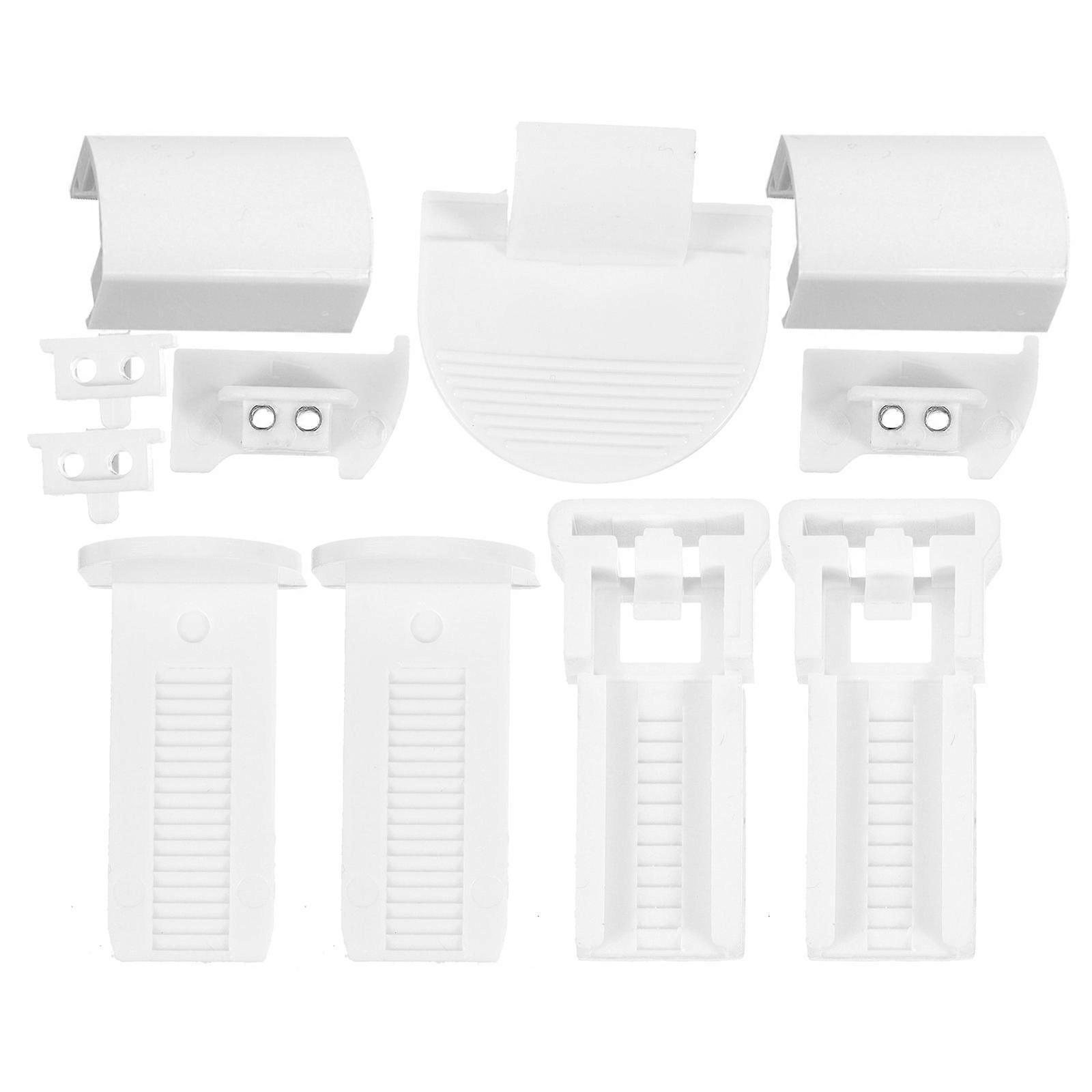 Roller Blind Fittings with POM Material for Home Use White Easy to Install and Operate 1 Set
