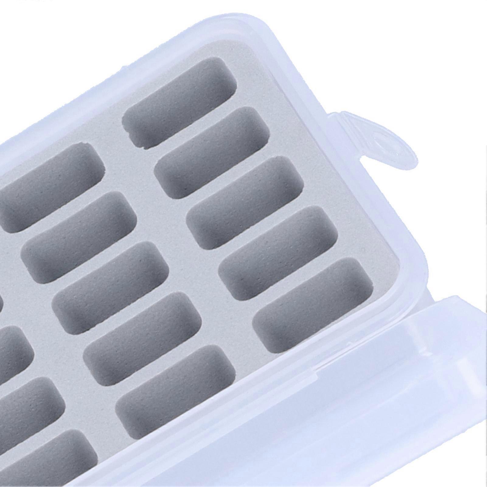 Bobbin Box Organizer Plastic Case Transparent 30 Slots Empty Spools Sewing Craft Storage