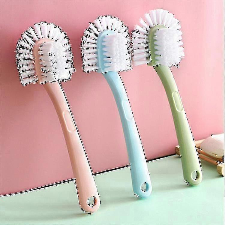 3pcs Soft Shoe Brush Set for Sneakers & Small Plastic Panel Cleaning