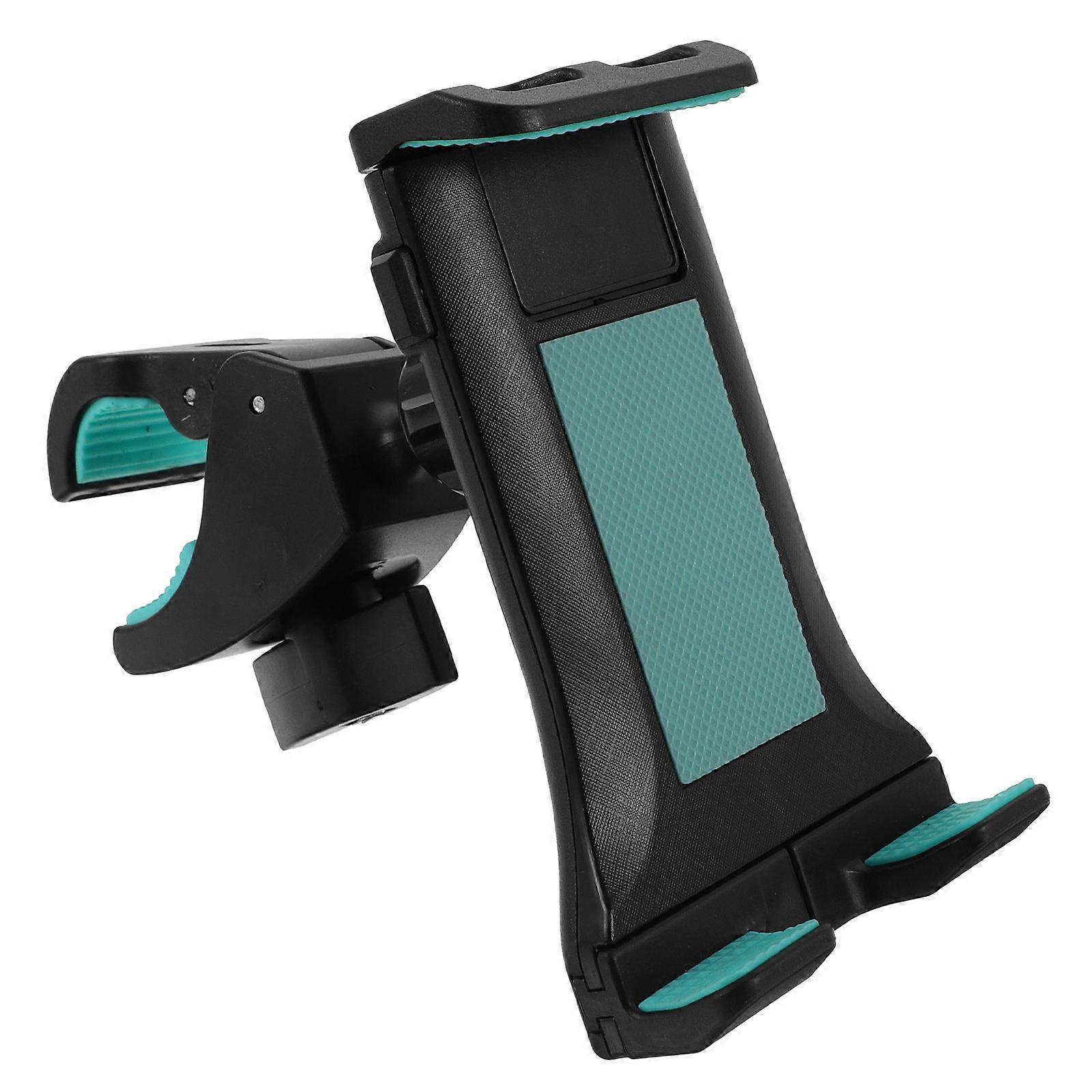 Green ABS Rubber Bike Phone Holder for Treadmill Stroller Exercise with Strong Support Compact Size