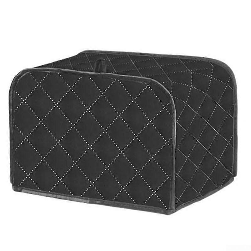 Functional dust cover for bread machines, waterproof design for kitchen appliances, easy to use (black, large size).