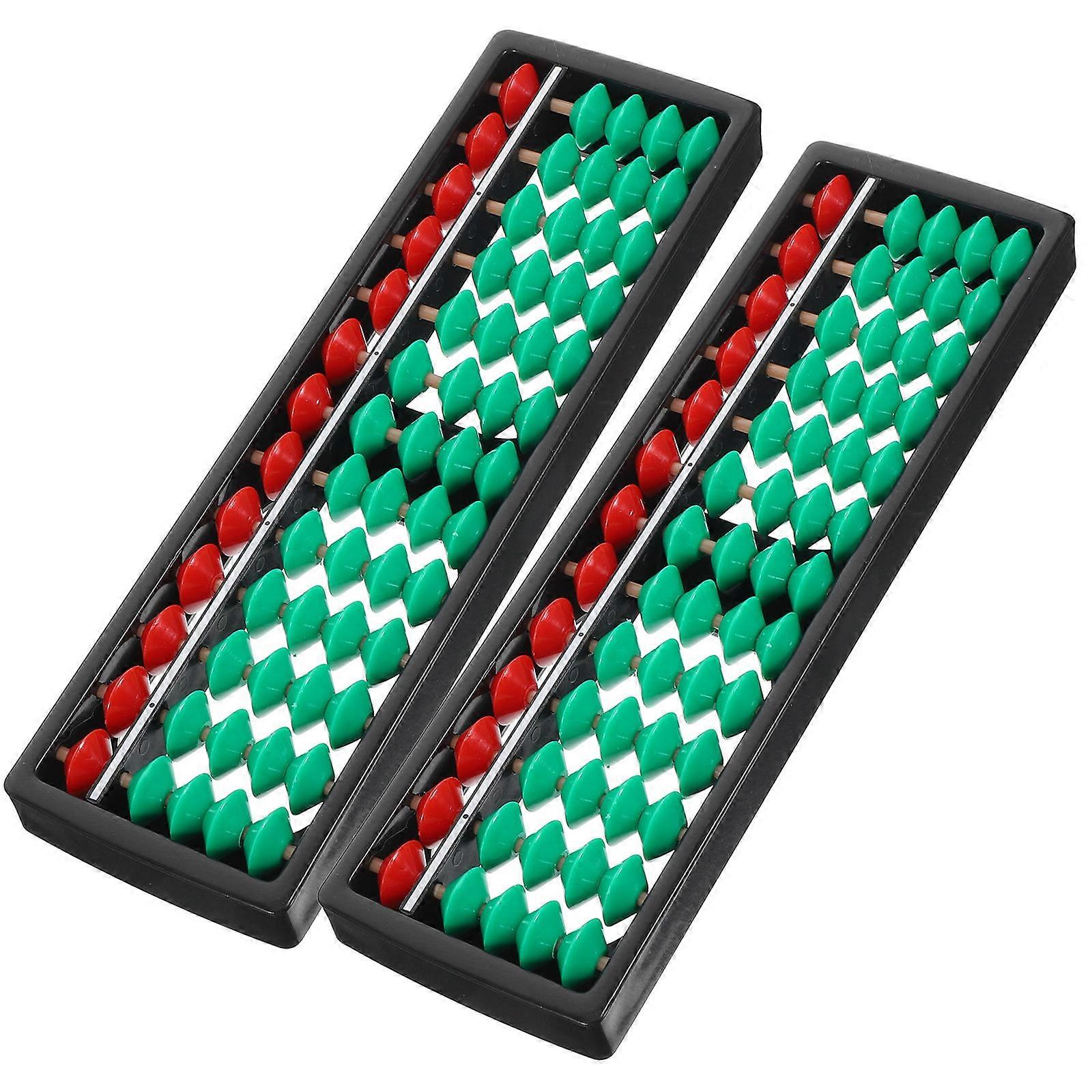 Plastic Abacus Counting Tool   Safe Material, Vintage Design for Educational Learning at Home and School